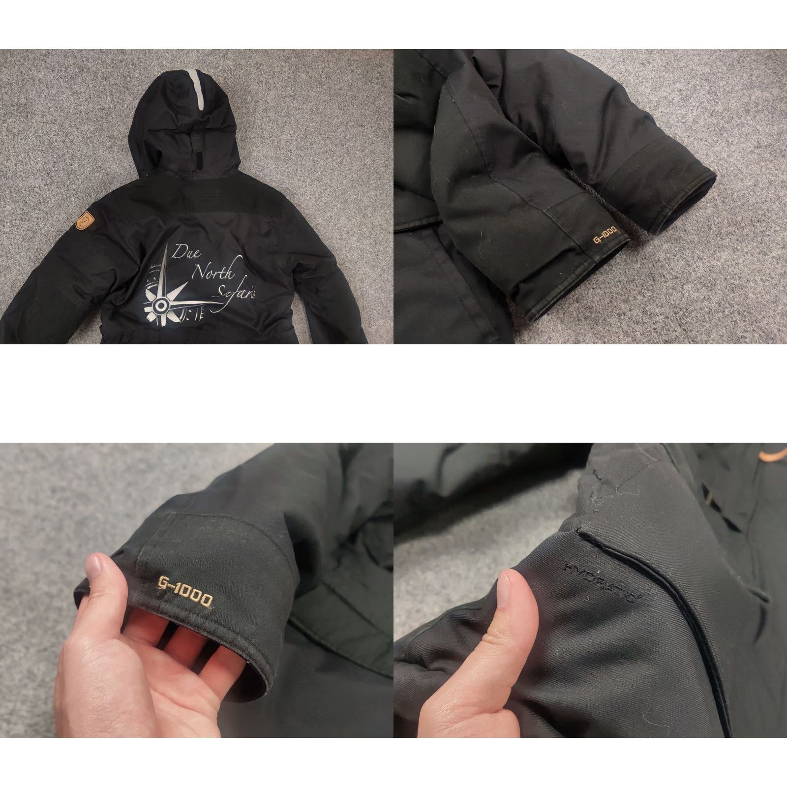 Vintage Fjällräven Polar Guide Black Canvas G 1000 Hydratic Womens Padded Parka Jacket Size S / US 4 / IT 40 - 9 Thumbnail