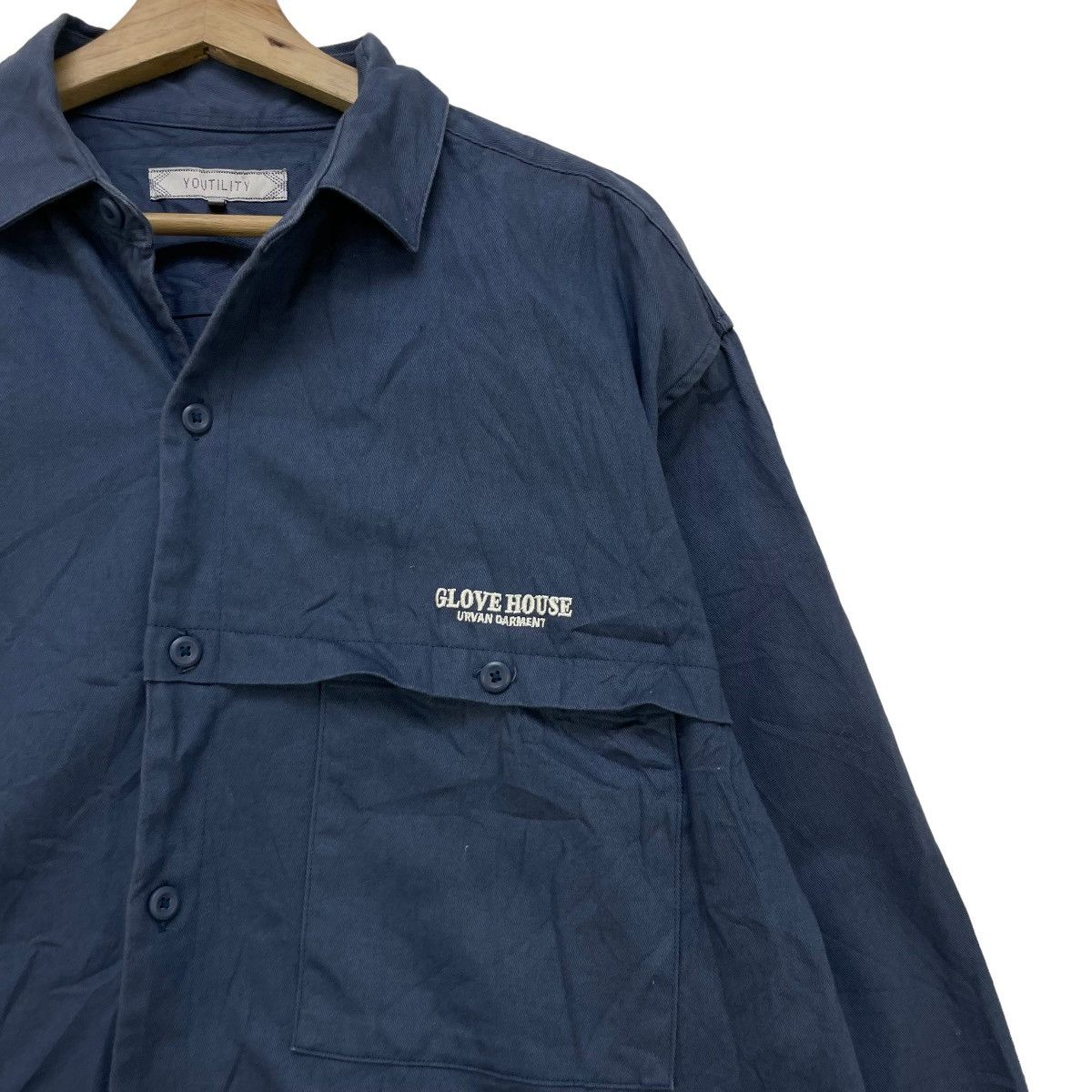 Japanese Brand × Vintage Japanese Brand Youtility Embroidered Logo Long Sleeve Size US M / EU 48-50 / 2 - 5 Thumbnail