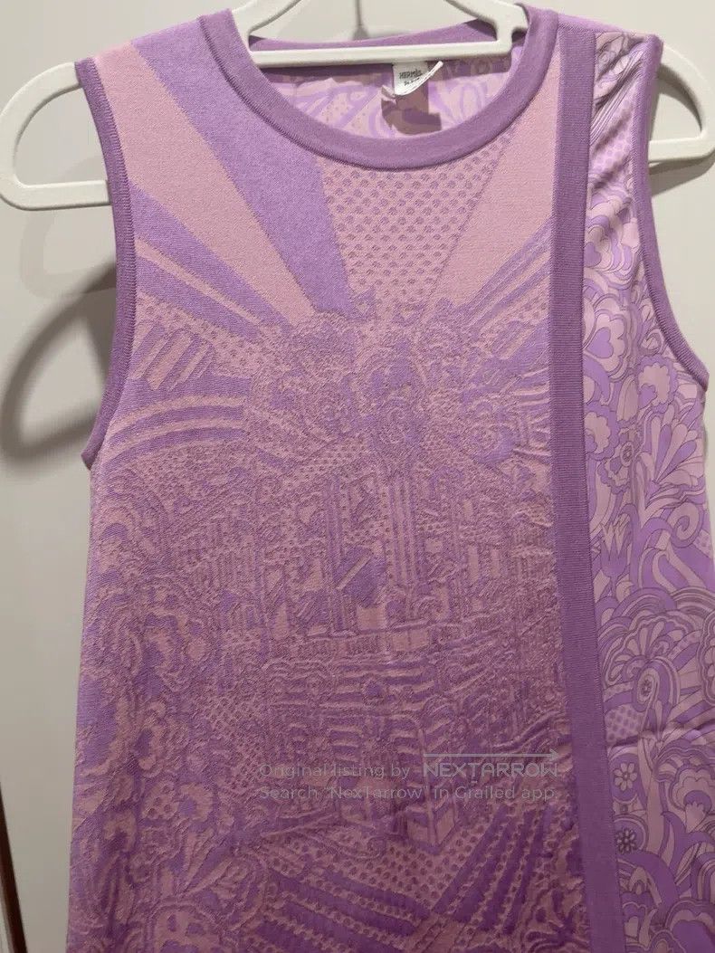 Hermes Hermes Mulberry silk and mesh vest dress Size XXS / US 00 / IT 34 - 2 Thumbnail