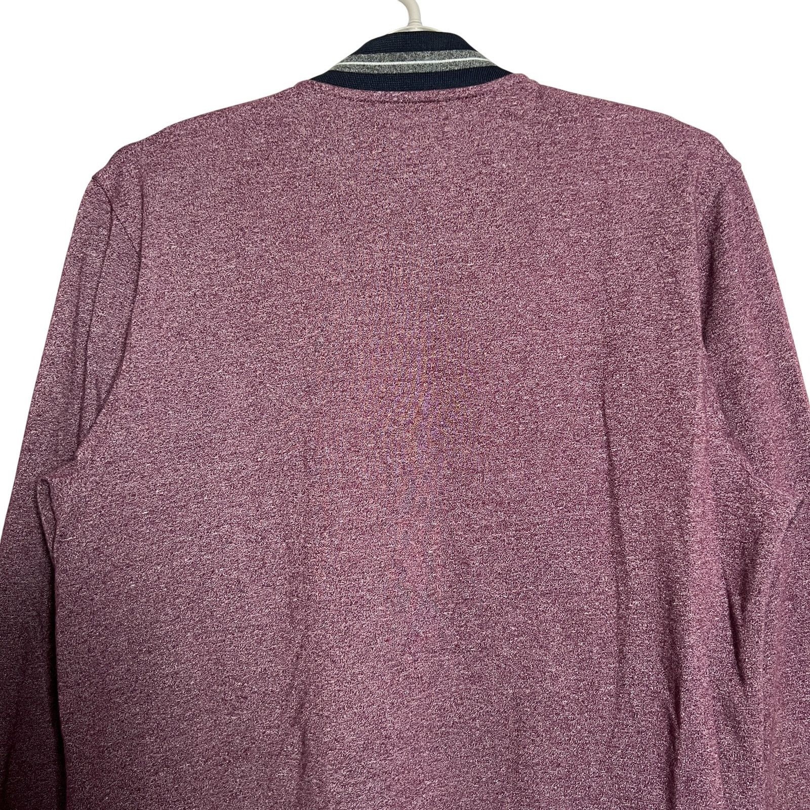 Ted Baker Ted Baker Envisa Zip Bomber Track Jacket Size 4 L Slim Plum Size US L / EU 52-54 / 3 - 9 Thumbnail