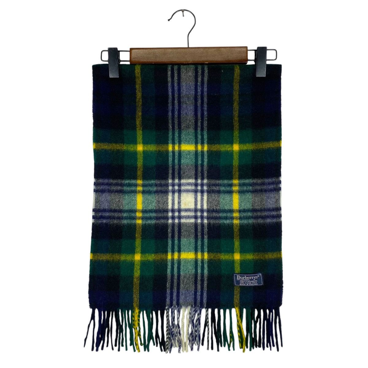 Burberry × Vintage Vintage Burberry Nova Checked Cashmere Scarf Muffler Size ONE SIZE - 6 Thumbnail