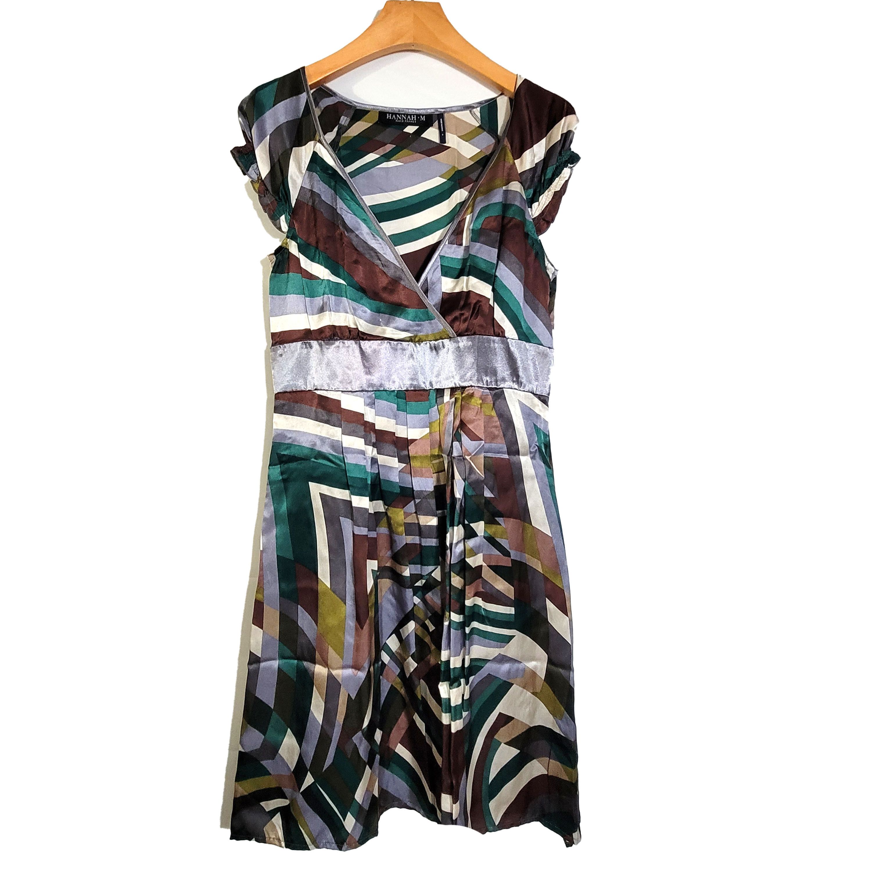 Other Women's 100% Silk Size XS Sleeveless Dress Tank SBC494 Size S / US 4 / IT 40 - 2 Thumbnail