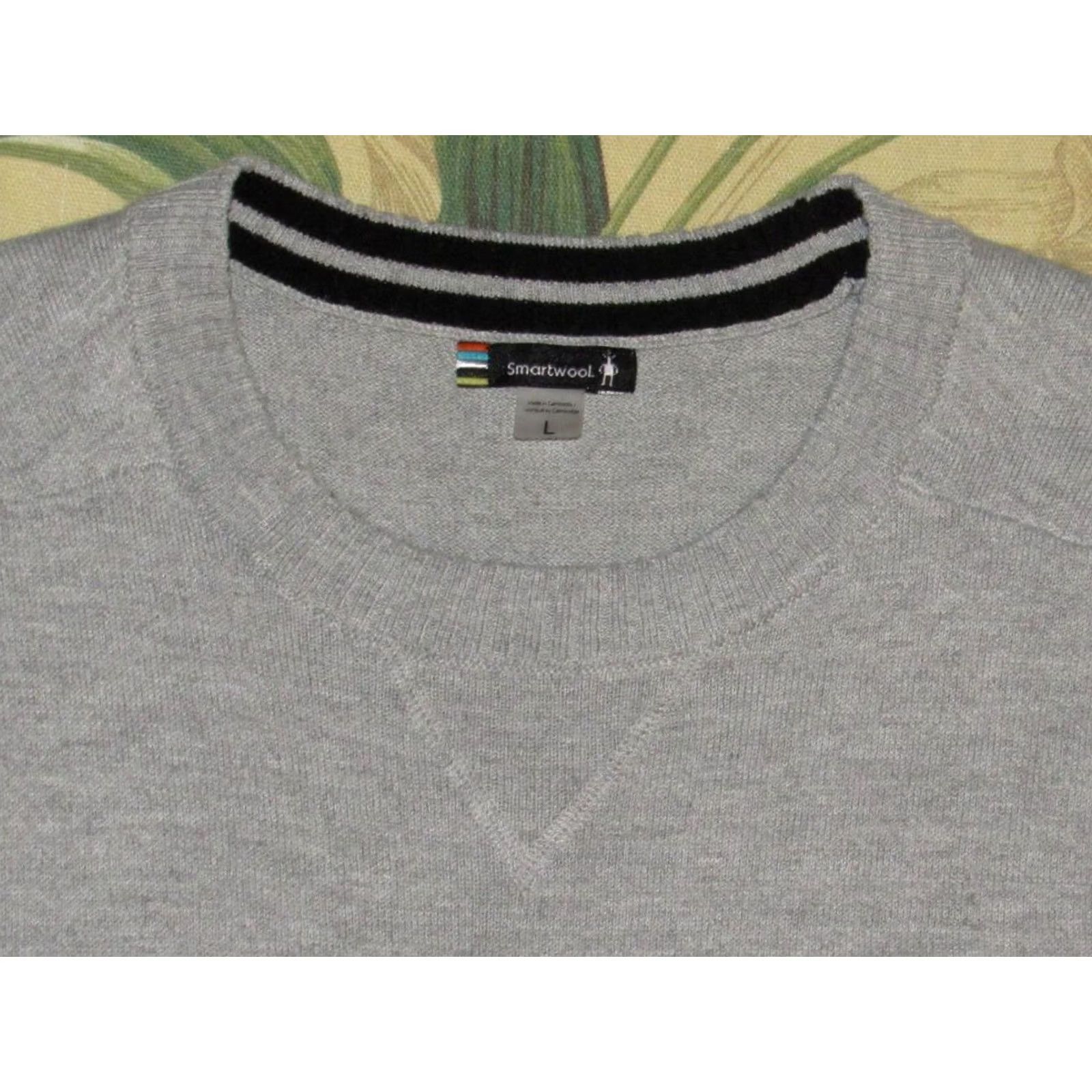 Smartwool SMARTWOOL Grey Wool Blend Sparwood Crewneck Sweater Large Size US L / EU 52-54 / 3 - 2 Thumbnail