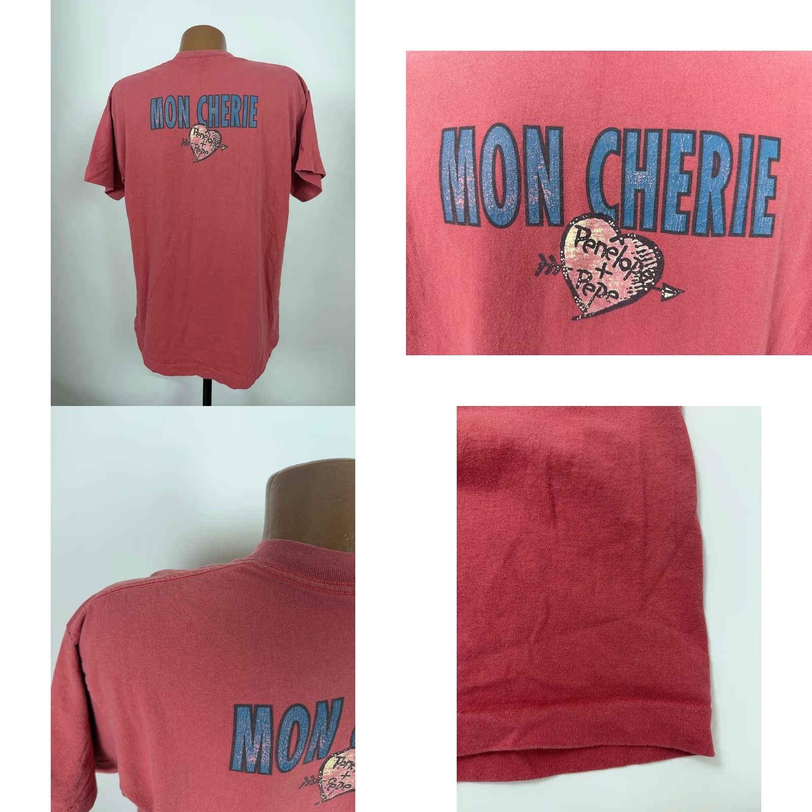Vintage VINTAGE Pepe Le Pew Shirt Acme Men XL 90s Red T-Shirt Cartoon Looney Tunes Pepé Le Pew 90s 80s Grunge Hipster Men Size US XL / EU 56 / 4 - 8 Thumbnail