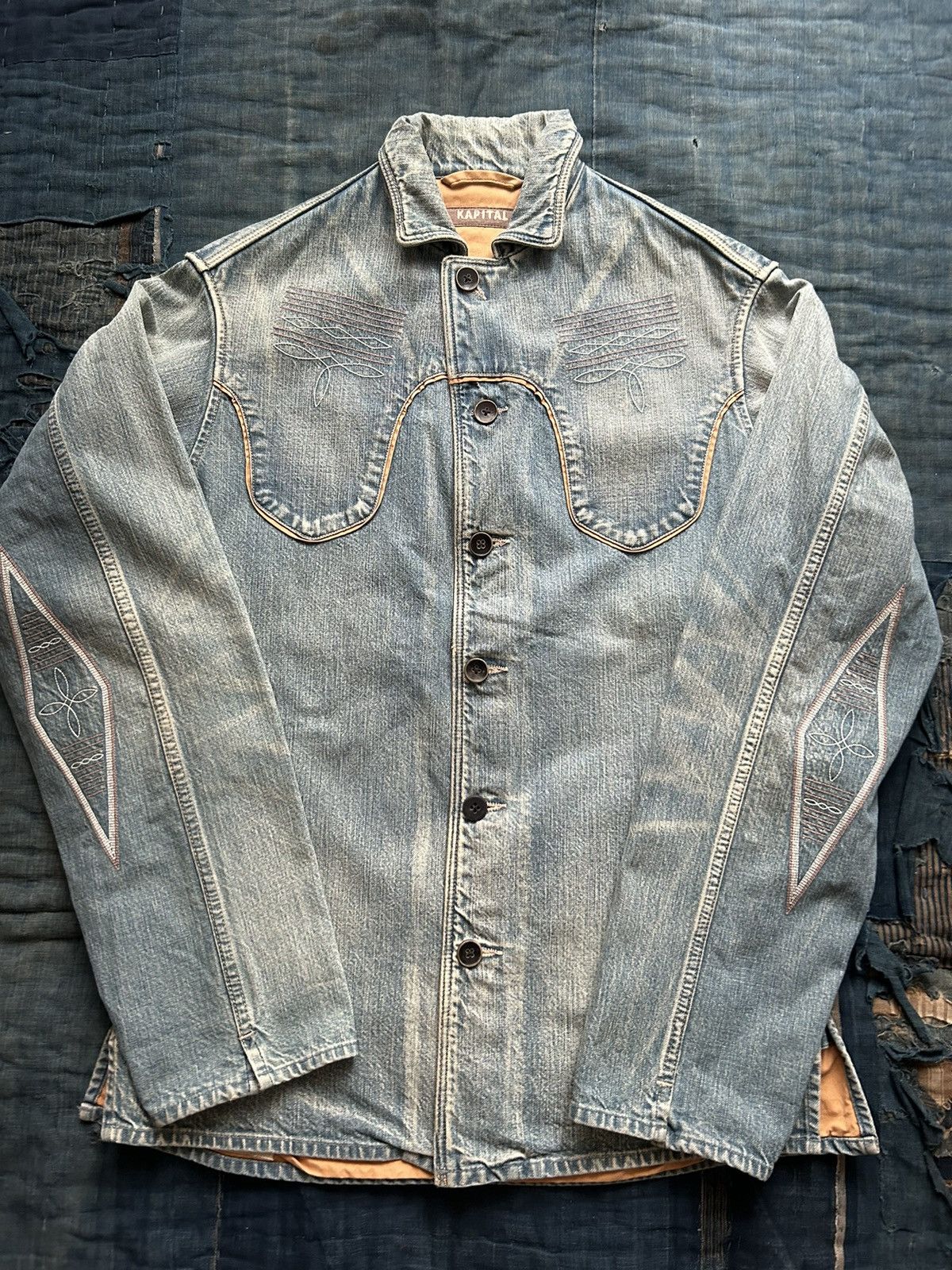 Kapital × Kapital Kountry Kapital naja embroidery denim jacket Size US M / EU 48-50 / 2 - 2 Thumbnail