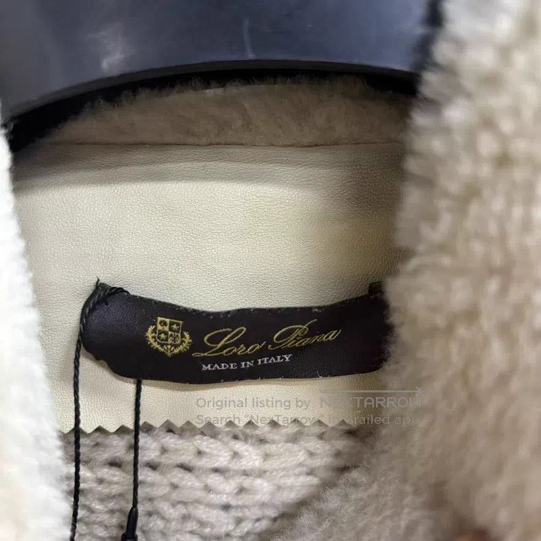 Loro Piana Loro Piana Ivory White Patchwork Material Fur and Leather Size S / US 4 / IT 40 - 3 Thumbnail