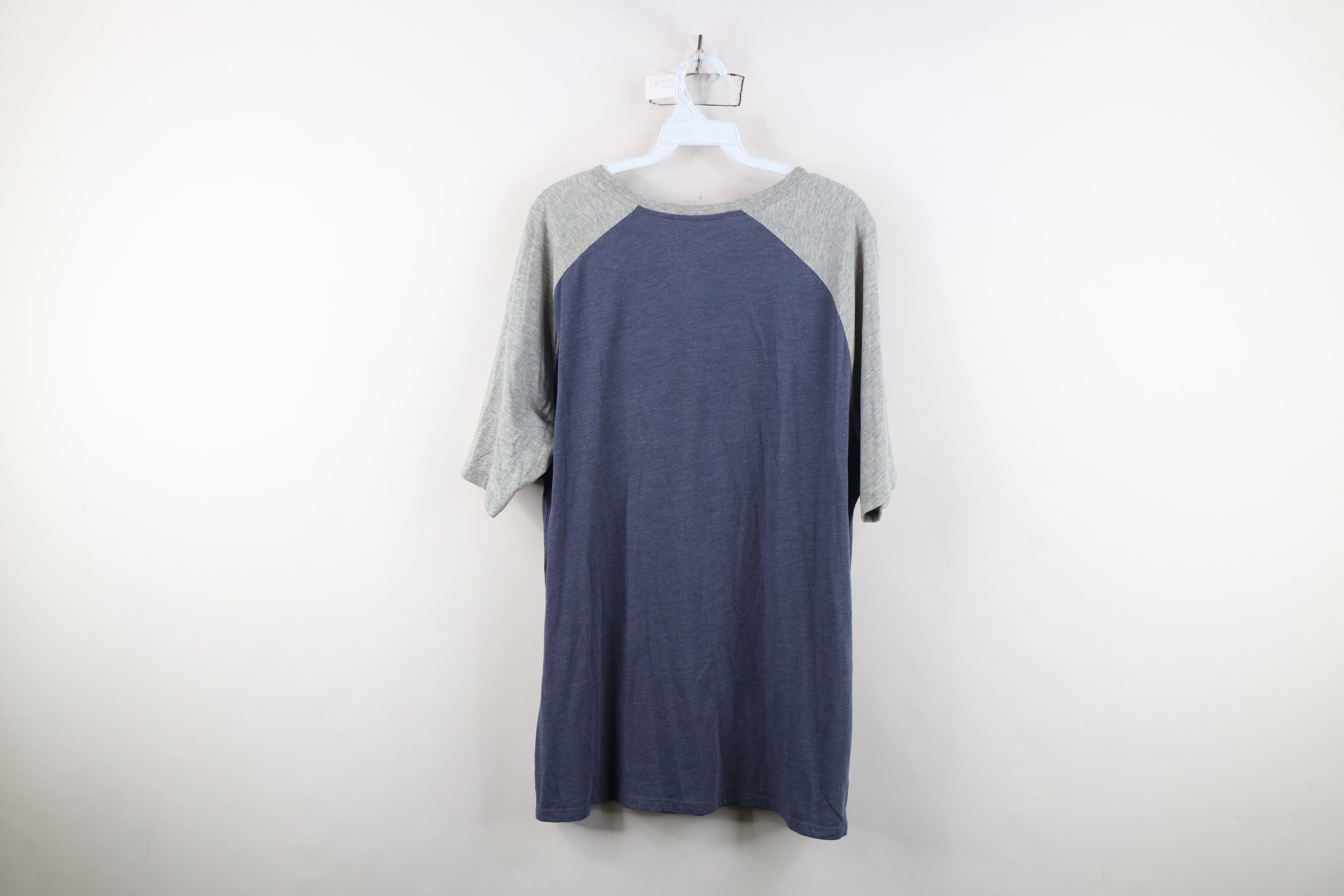 Nike Nike University of Michigan Short Sleeve Raglan T-Shirt Blue Size US XL / EU 56 / 4 - 12 Thumbnail