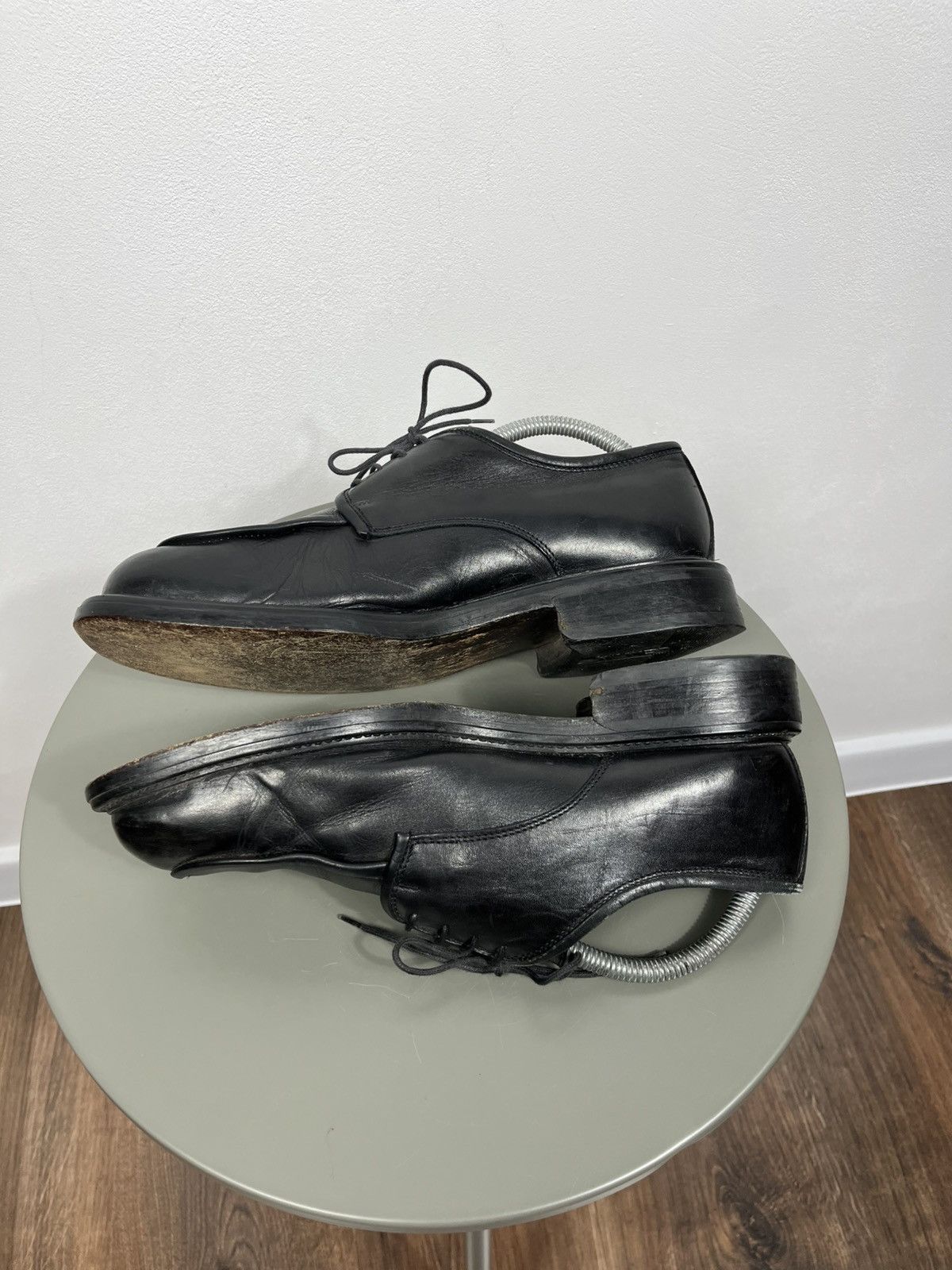 Clarks Clarks Black Leather Derby Shoes Men’s 9.5 Size US 9.5 / EU 42-43 - 10 Thumbnail