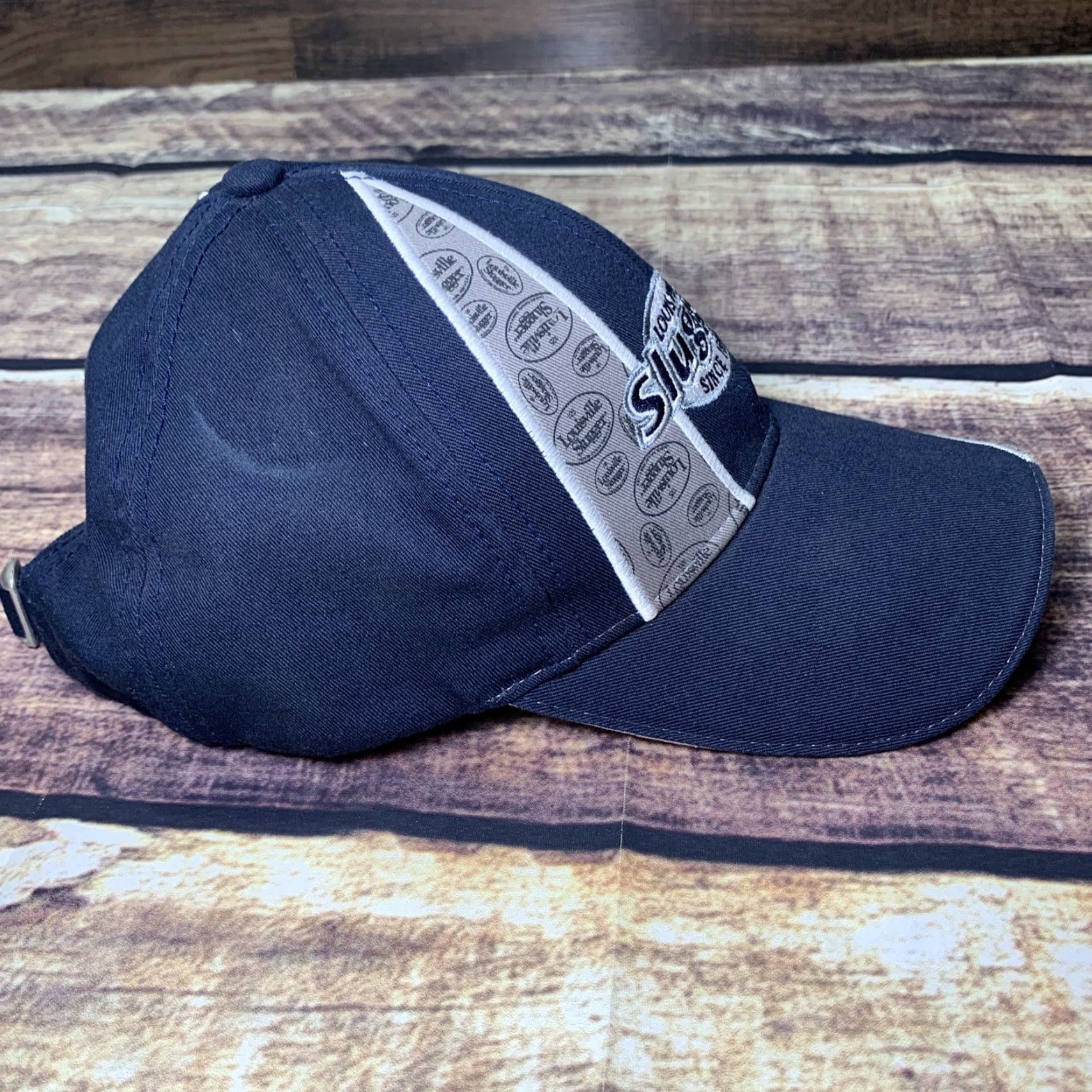 Vintage Louisville Slugger Hat Cap Embroidered Black Strapback Hat Adjustable MPC Unisex Adults Baseball Cap Cotton Size ONE SIZE - 5 Thumbnail