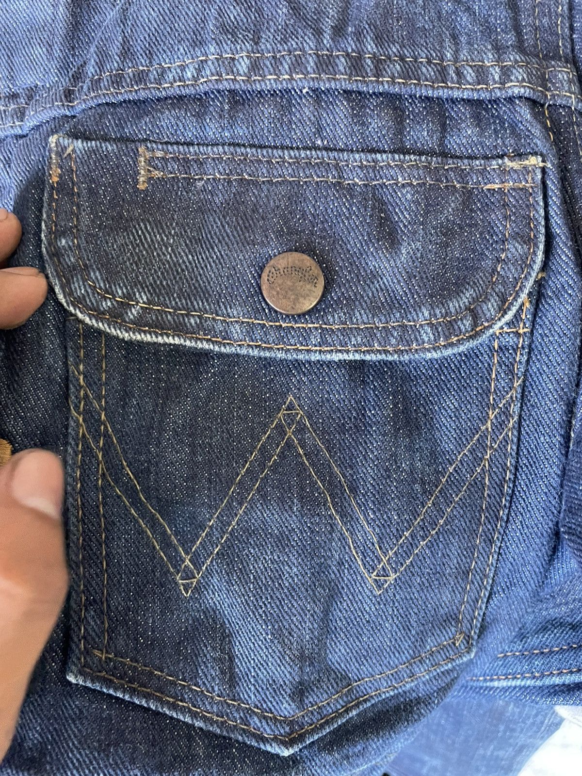 Wrangler Vintage 70-80s Wrangler Tipe one Single Pocket Size US S / EU 44-46 / 1 - 9 Thumbnail