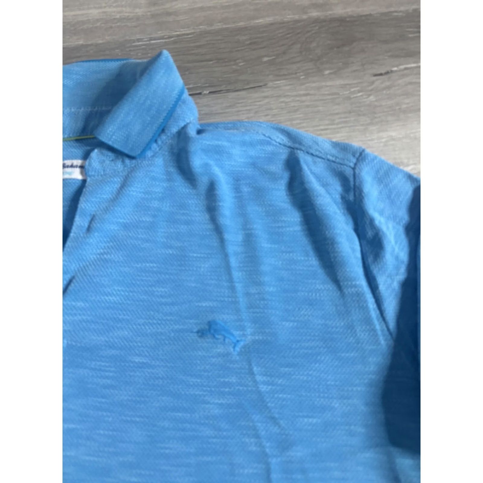 Tommy Bahama Tommy Bahama Polo Shirt Mens Large Blue IslandZone Marlin Logo Knit Golf Shirt Size US L / EU 52-54 / 3 - 4 Thumbnail
