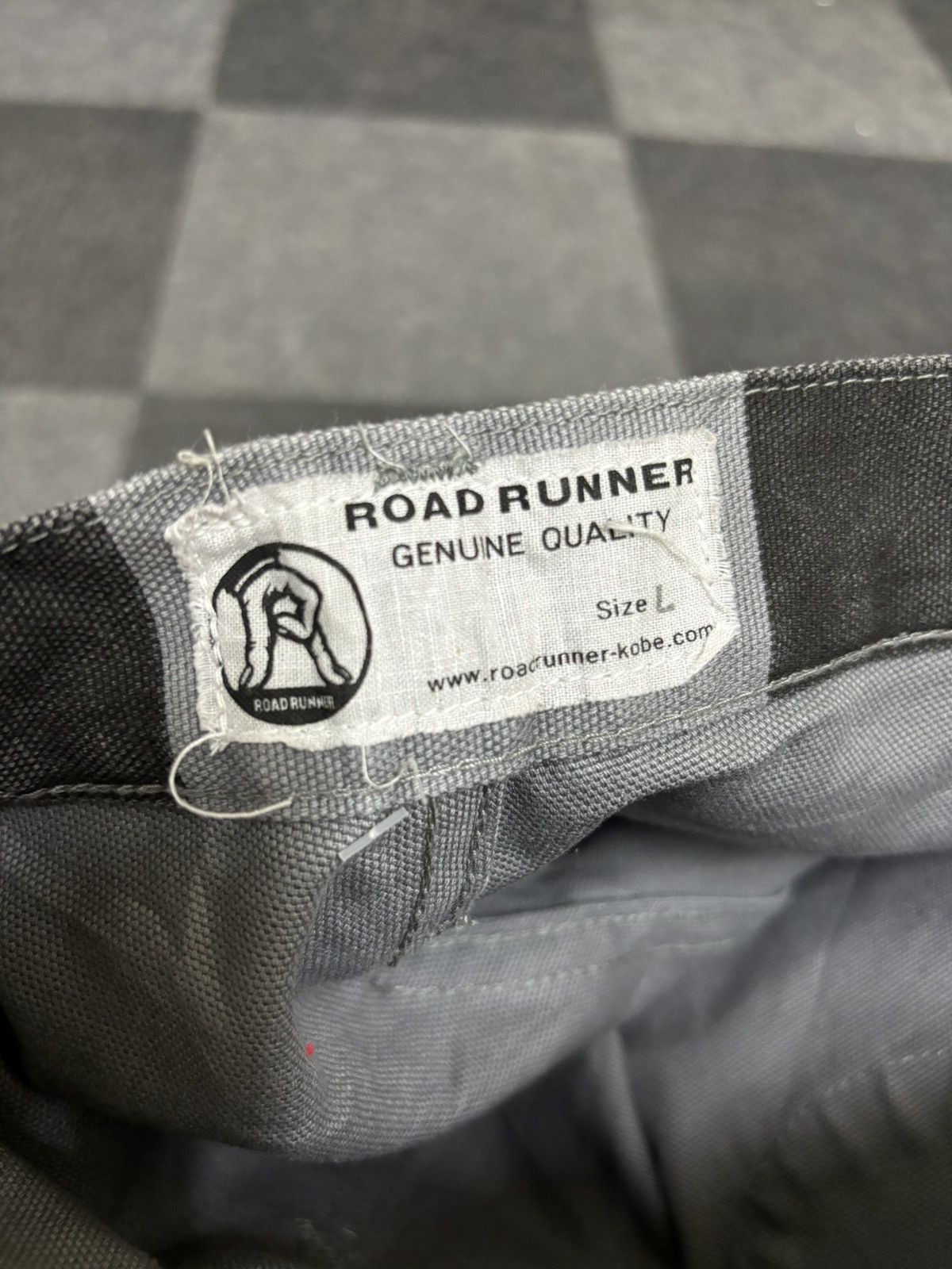 Japanese Brand 💥Biker Style💥Road Runner Prisoner Stripe Sturdy Pant F469 Size US 33 - 15 Thumbnail
