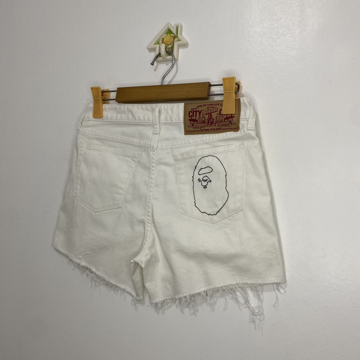 Bape Ape Head Denim Shorts Size 28" / US 6 / IT 42 - 2 Thumbnail
