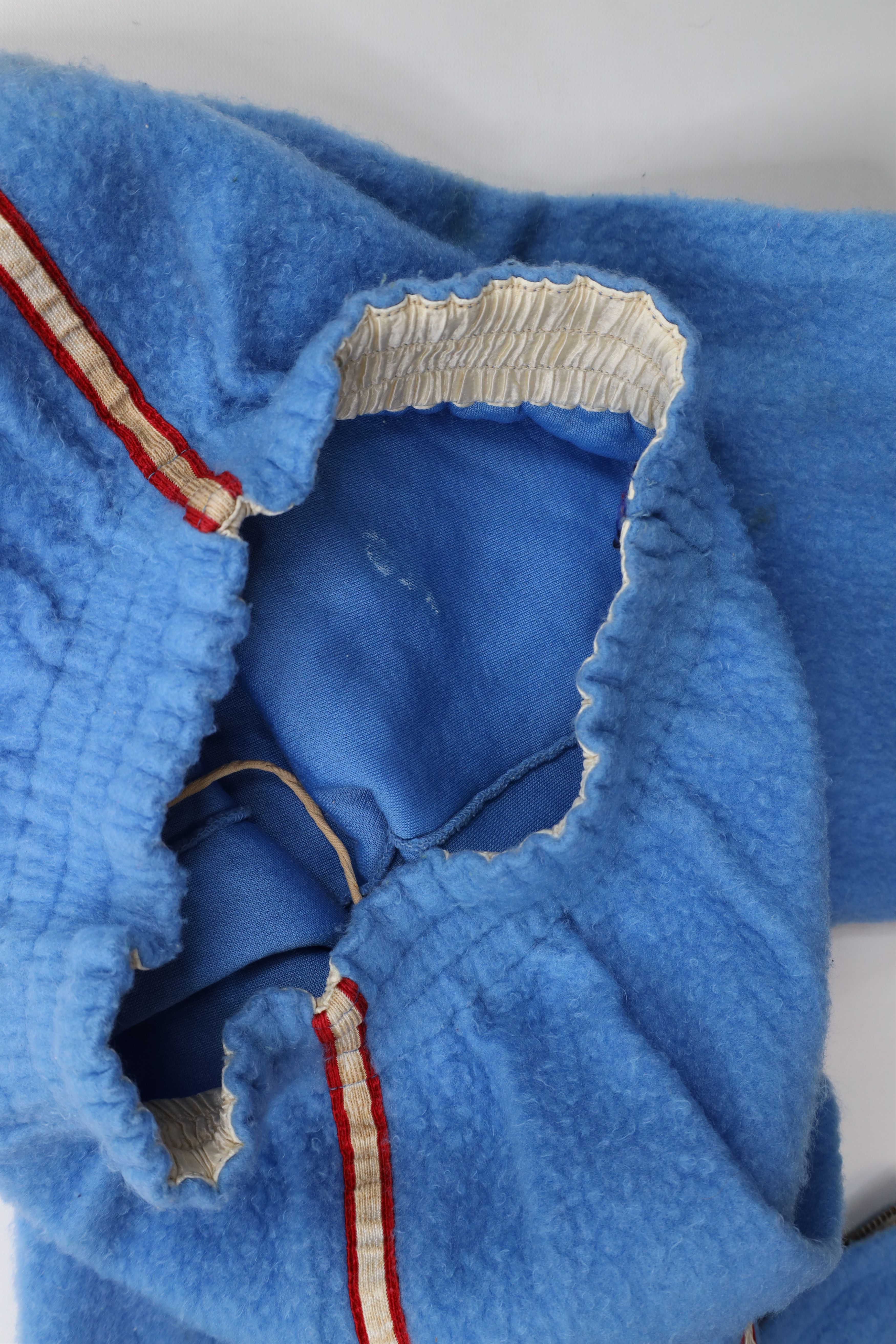 Vintage Vintage 50s MacGregor Striped Fleece Sweatpants Blue USA Size US 34 / EU 50 - 9 Thumbnail