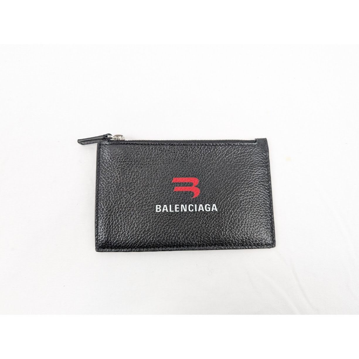 Balenciaga o1rshd1 Size: OS / Printed Grained Calf Wallet in Black Size ONE SIZE - 1 Thumbnail