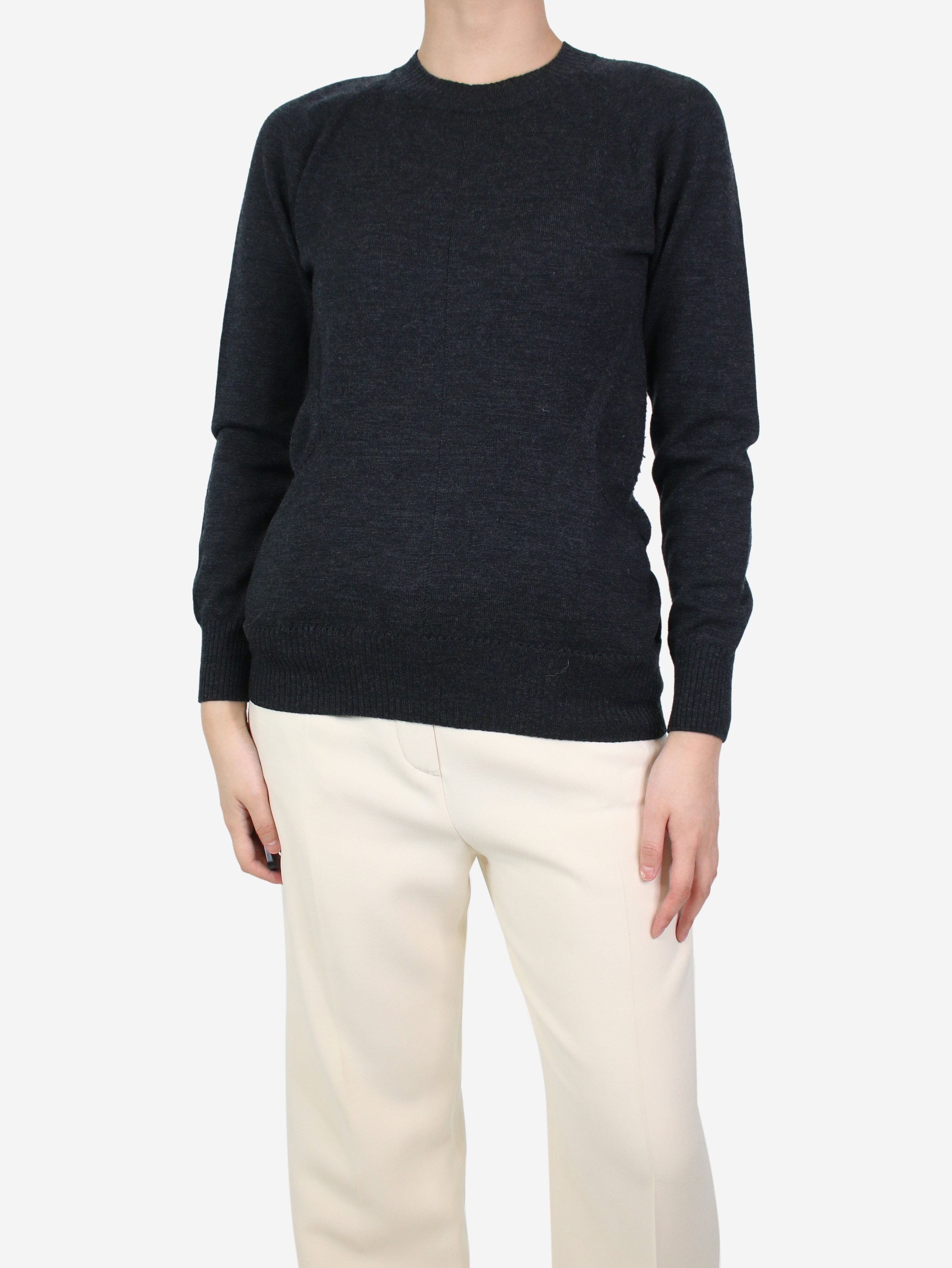 Junya Watanabe Dark grey crewneck sweater - UK 10 Size M / US 6-8 / IT 42-44 - 1 Thumbnail