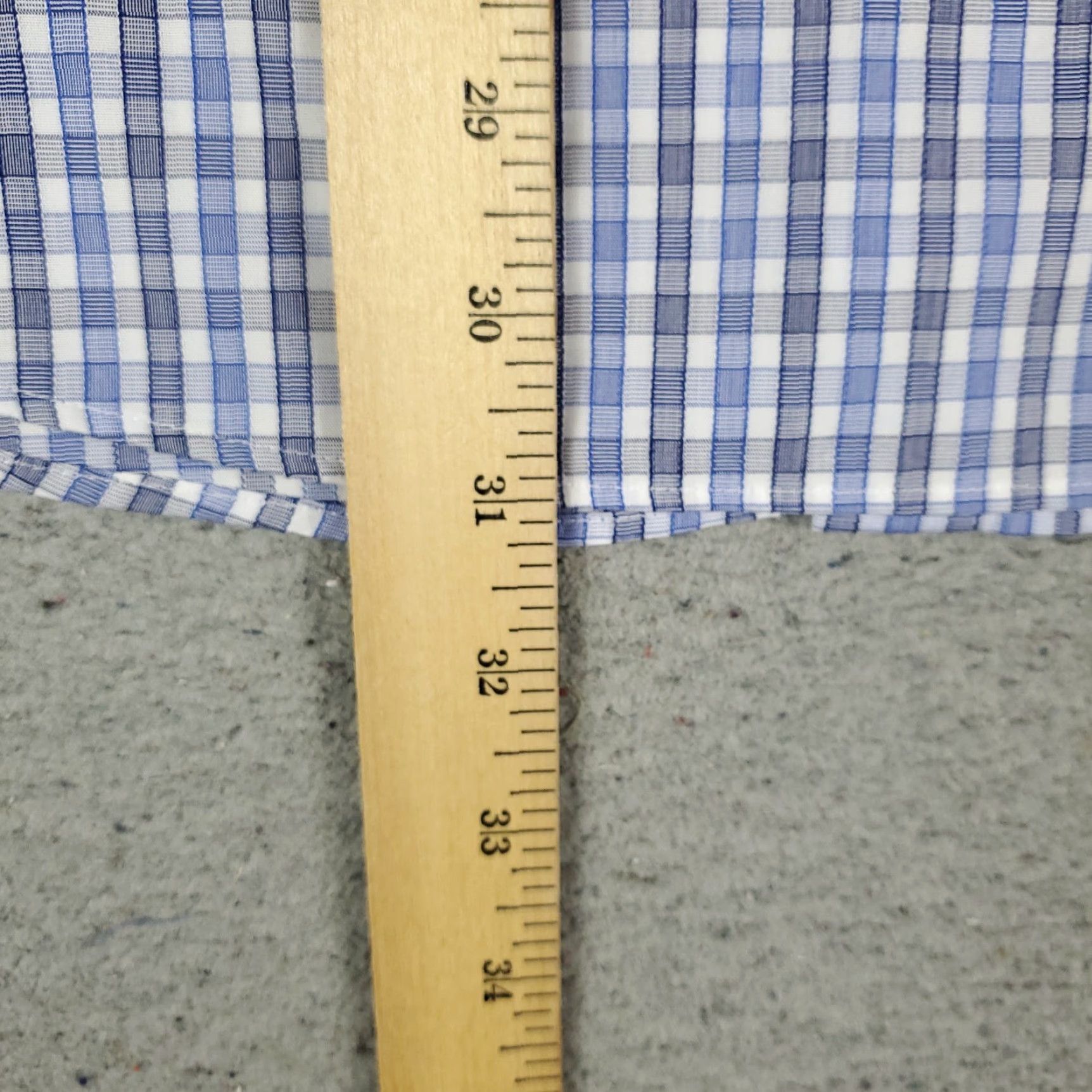 UNTUCKit UNTUCKit Shirt Mens LT Large Tall Blue Plaid Slim Fit Button Up Long Sleeve Shirt Size US L / EU 52-54 / 3 - 4 Thumbnail