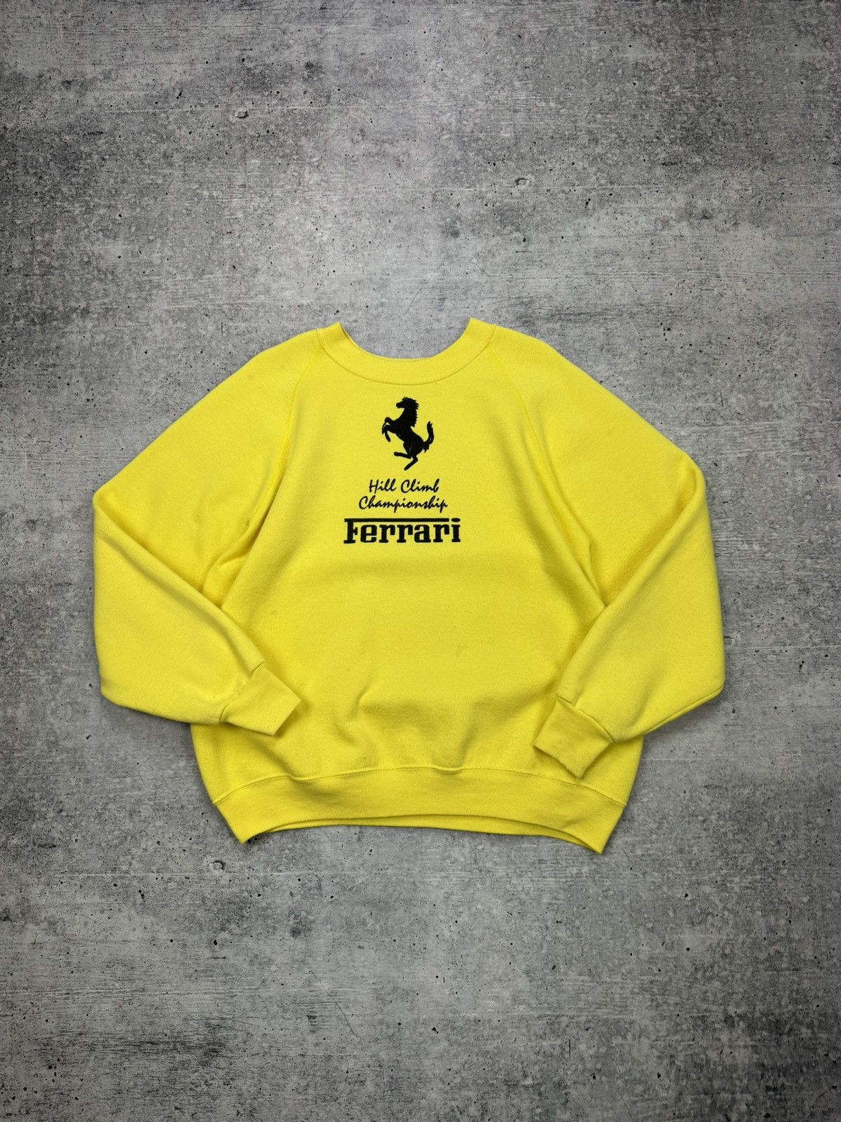 Vintage Jerzees 762 Russel Co Ferrari Big Logo Sweatshirt