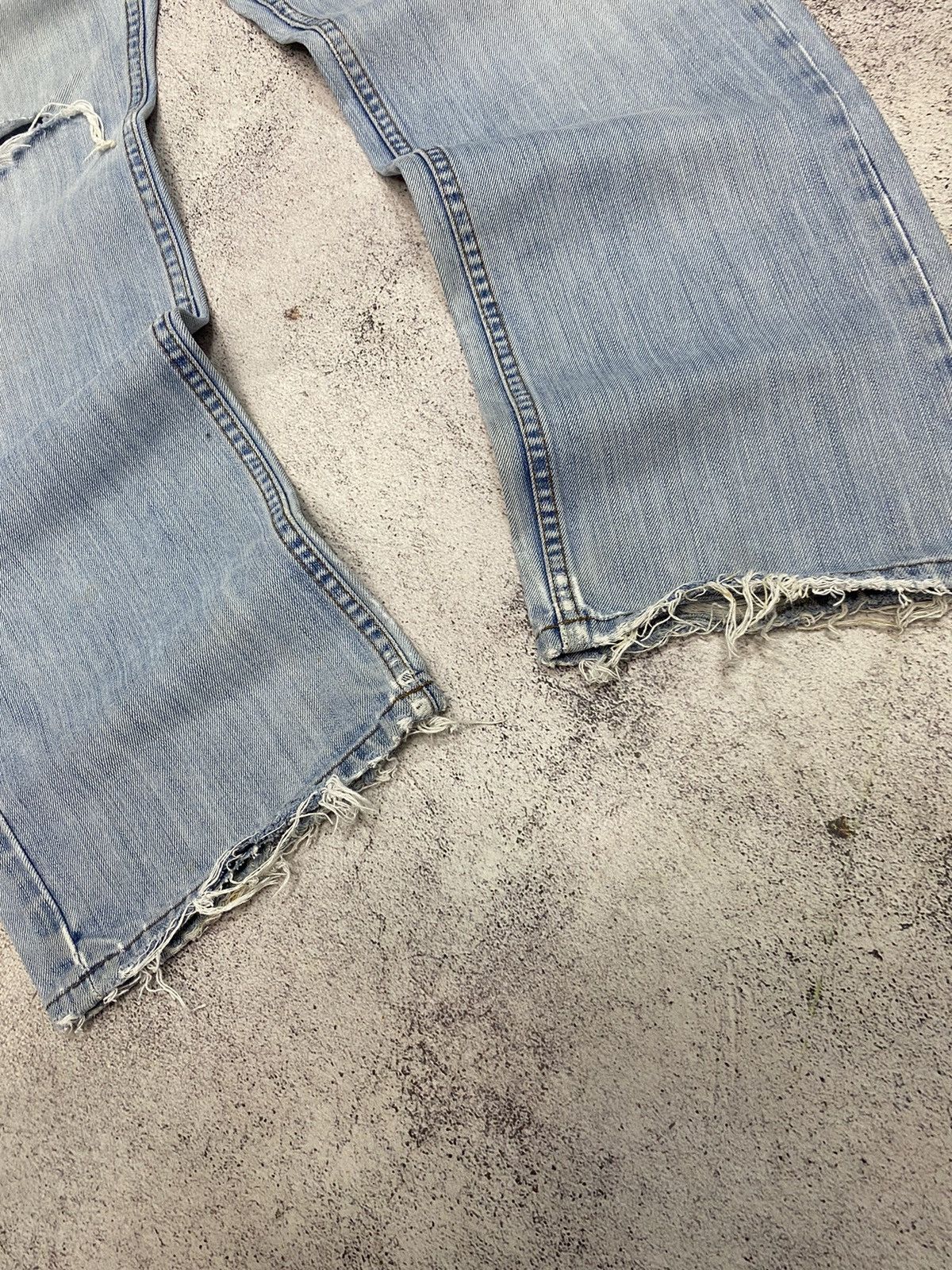 Joop! DISTRESSED DENIM VINTAGE PANTS FADED DIRTY CRASHED OPIUM Size US 32 / EU 48 - 3 Thumbnail