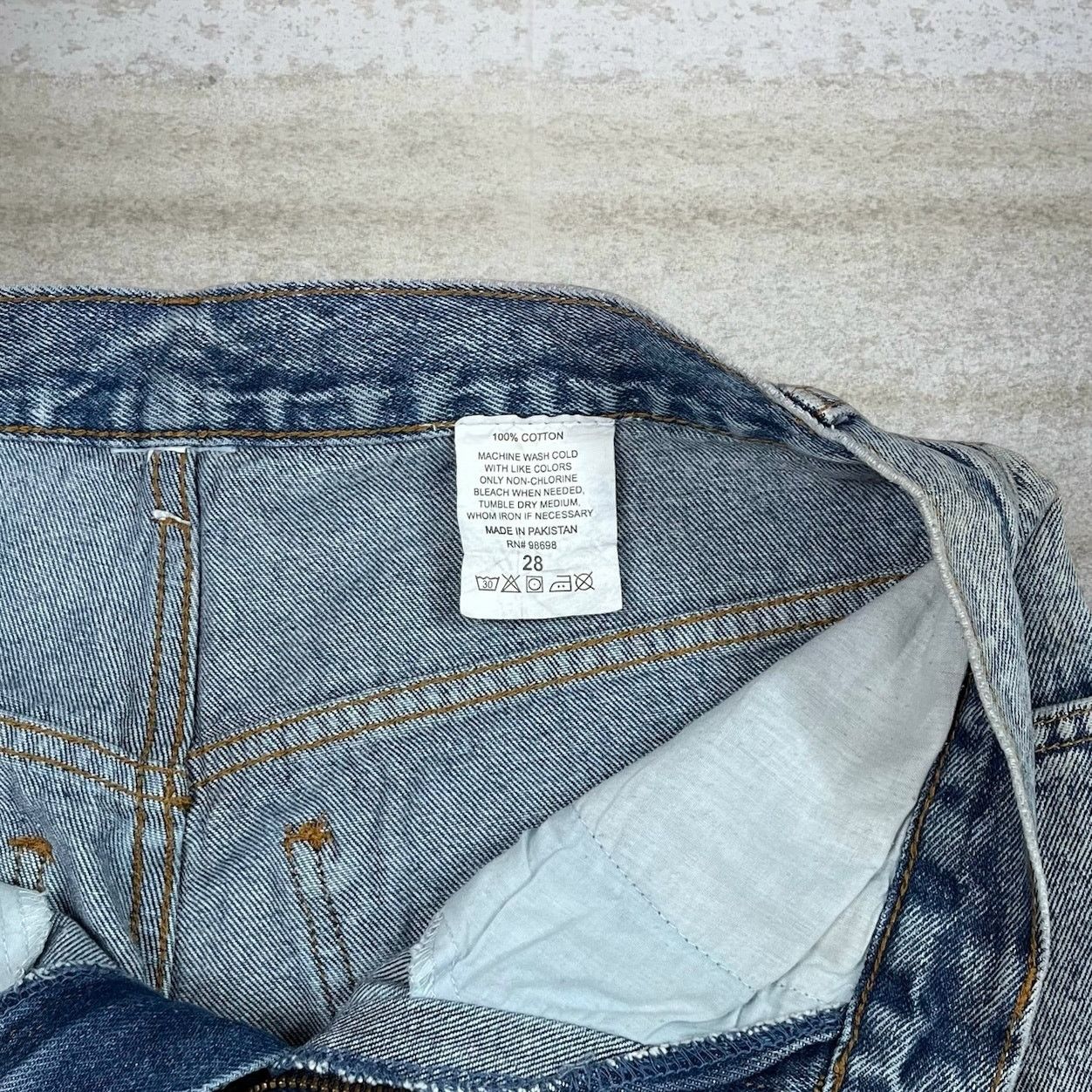 Vintage Vintage 90s Johnathan G Jeans 28x32 Relaxed Leg Light Wash Size US 28 / EU 44 - 4 Thumbnail