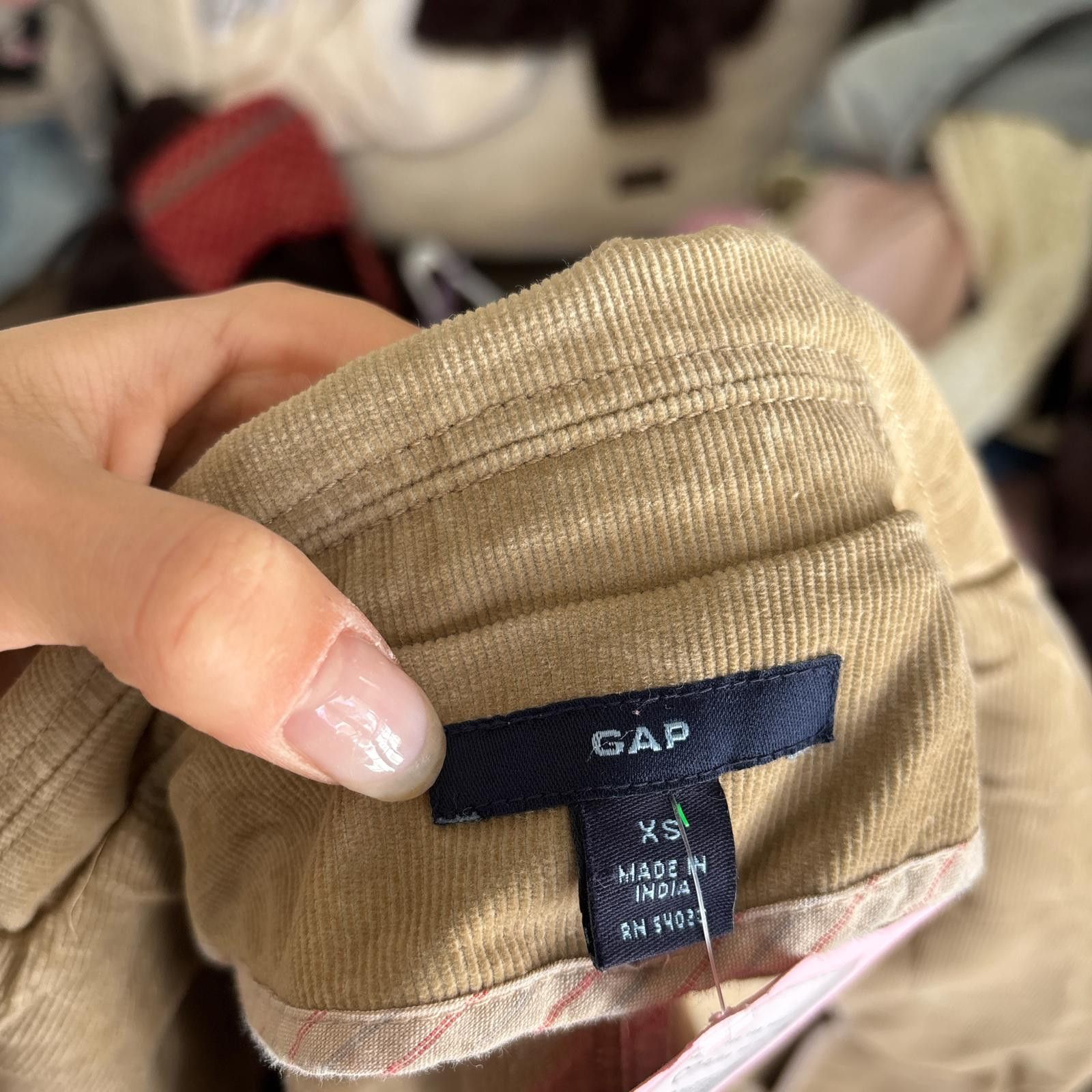 Gap y2k corduroy fitted button up jacket Size XS / US 0-2 / IT 36-38 - 5 Thumbnail
