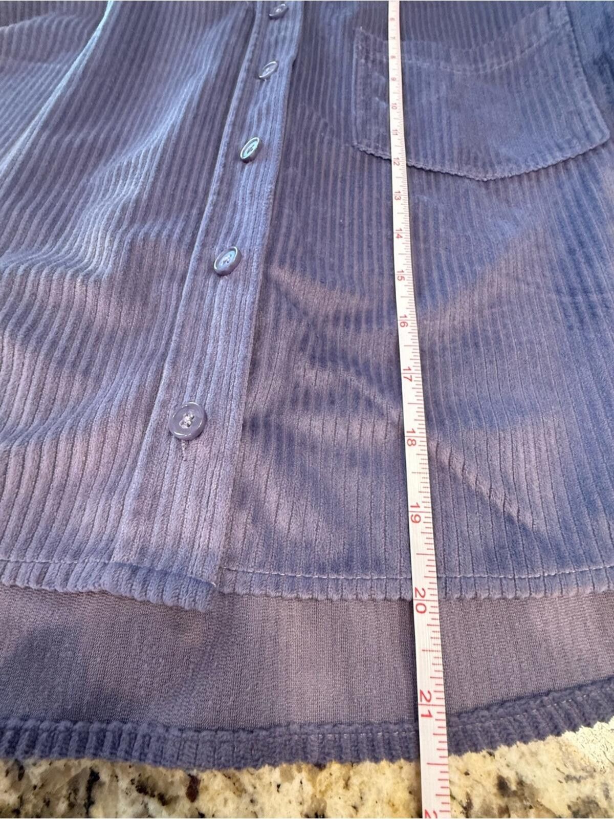 Other True Craft purple cropped corduroy jacket button up SZ M Size M / US 6-8 / IT 42-44 - 9 Thumbnail