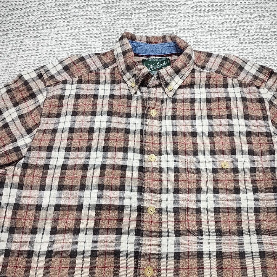 Vintage VINTAGE Woolrich Flannel Button-Up Shirt Jacket Mens M Long Plaid Cotton Y2K Hipster Size US M / EU 48-50 / 2 - 4 Thumbnail