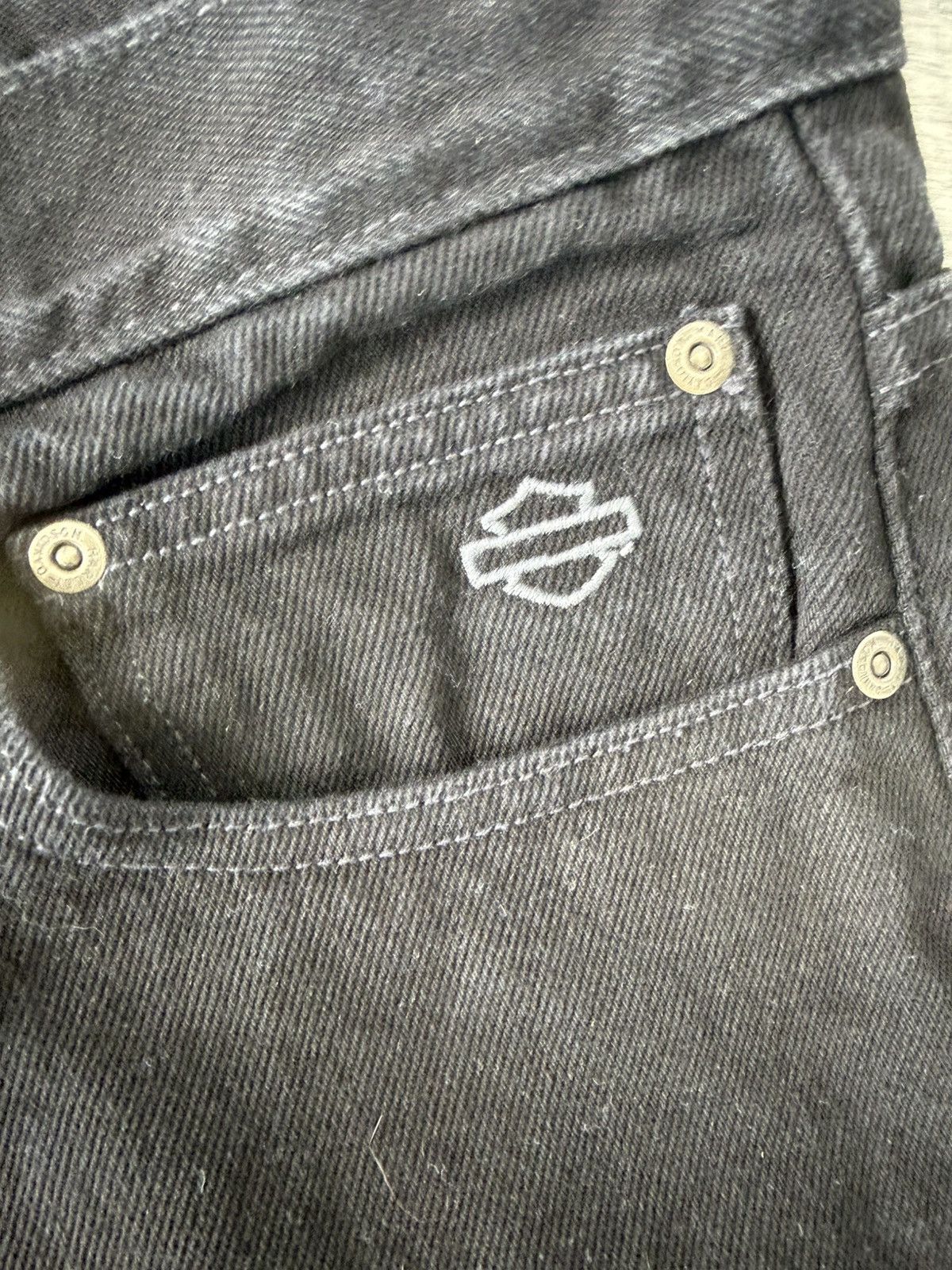 Harley Davidson Harley Davidson Black Denim Size US 34 / EU 50 - 3 Thumbnail