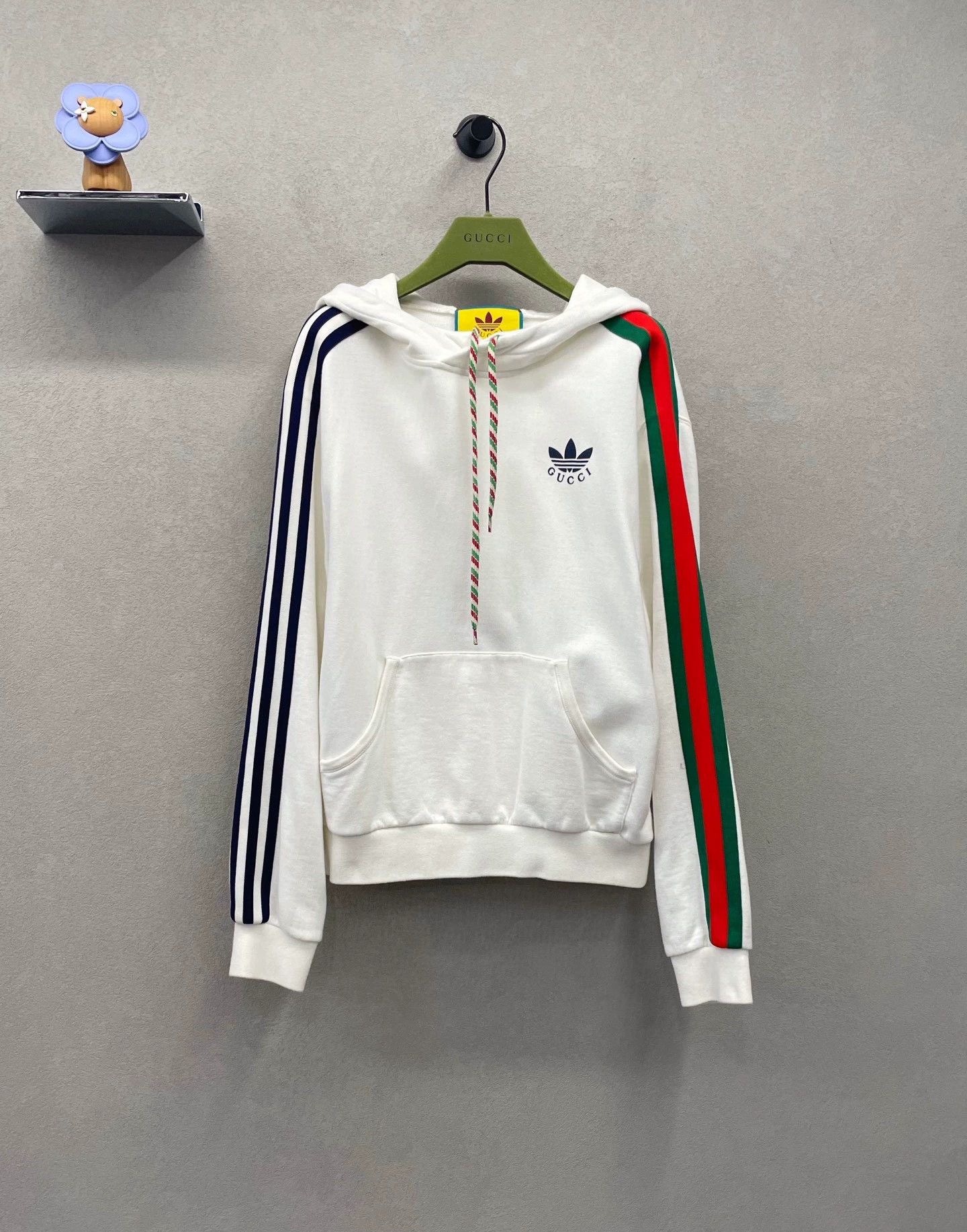 Gucci gucci x adidas white hooded sweatshirt Size US XS / EU 42 / 0 - 1 Thumbnail