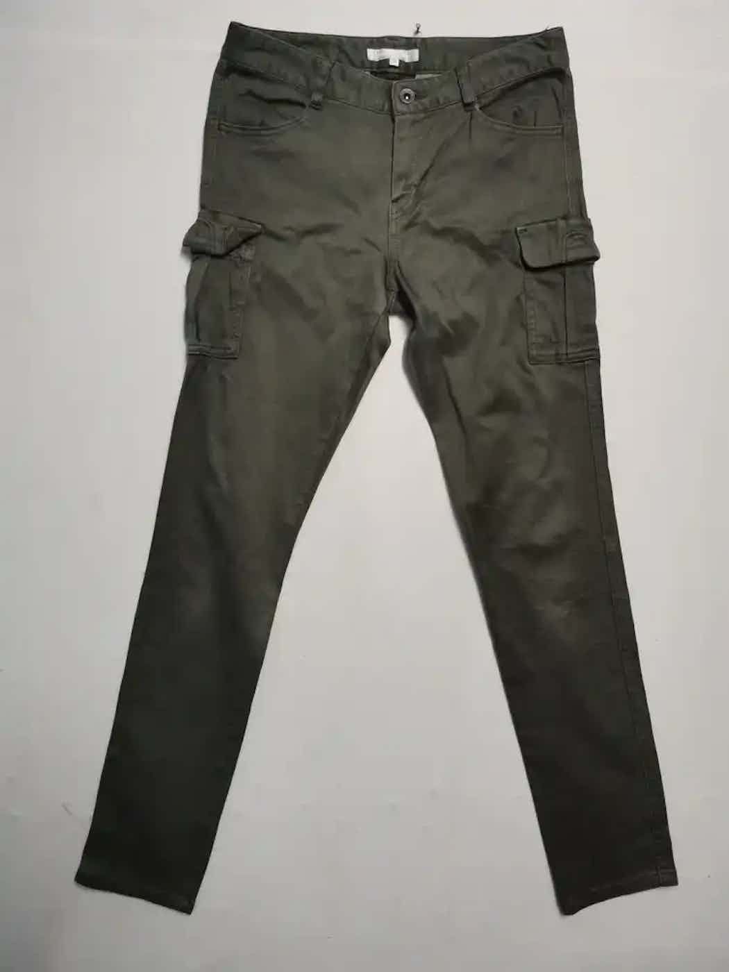 Japanese Brand Nicole White Tactical Multipocket Cargo Pants Size US 27 - 1 Thumbnail