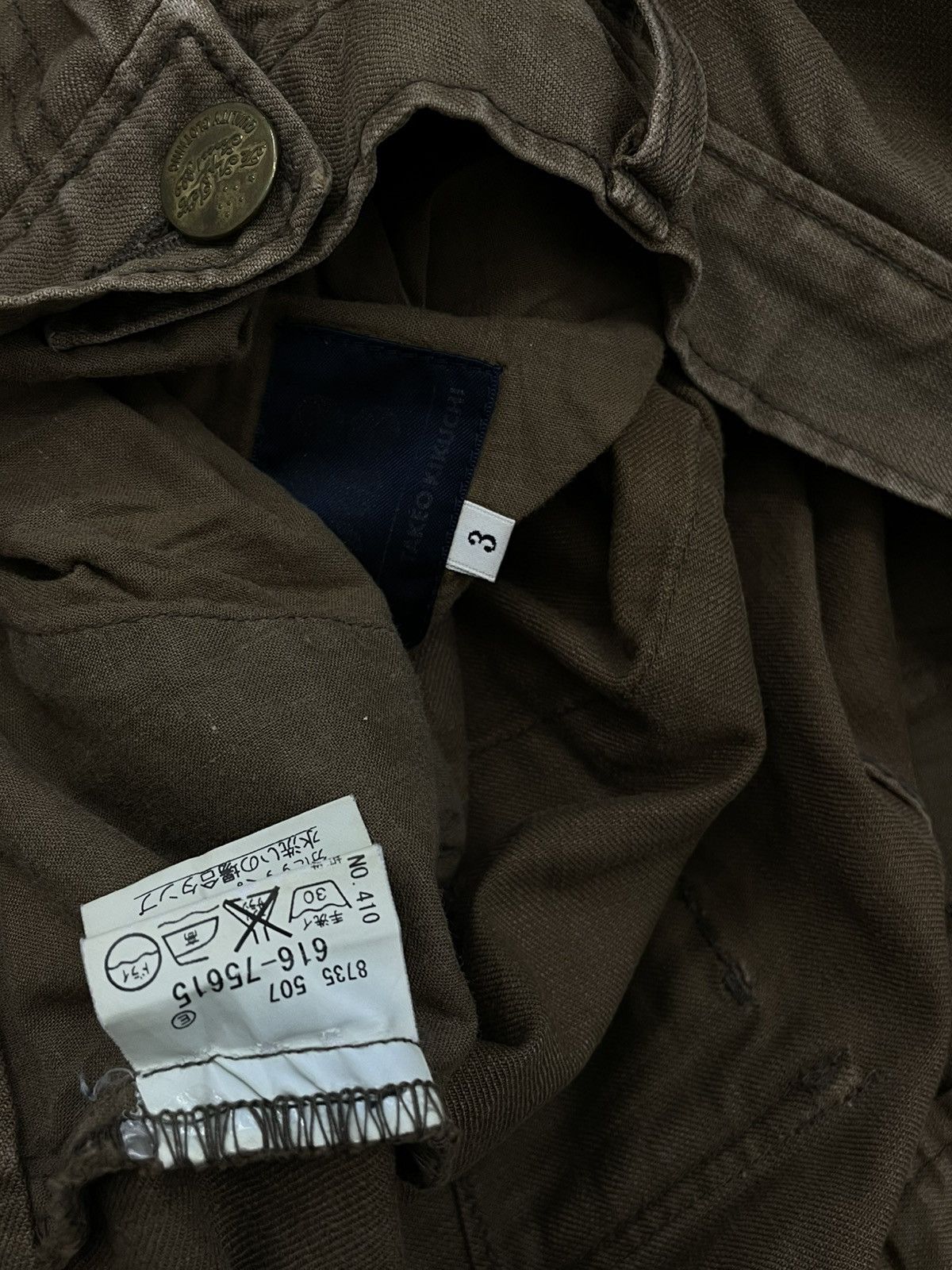 Japanese Brand VINTAGE TAKEO KIKUCHI JAPAN DESIGNER OG CARGO FLARED DENIM Size US 30 / EU 46 - 11 Thumbnail