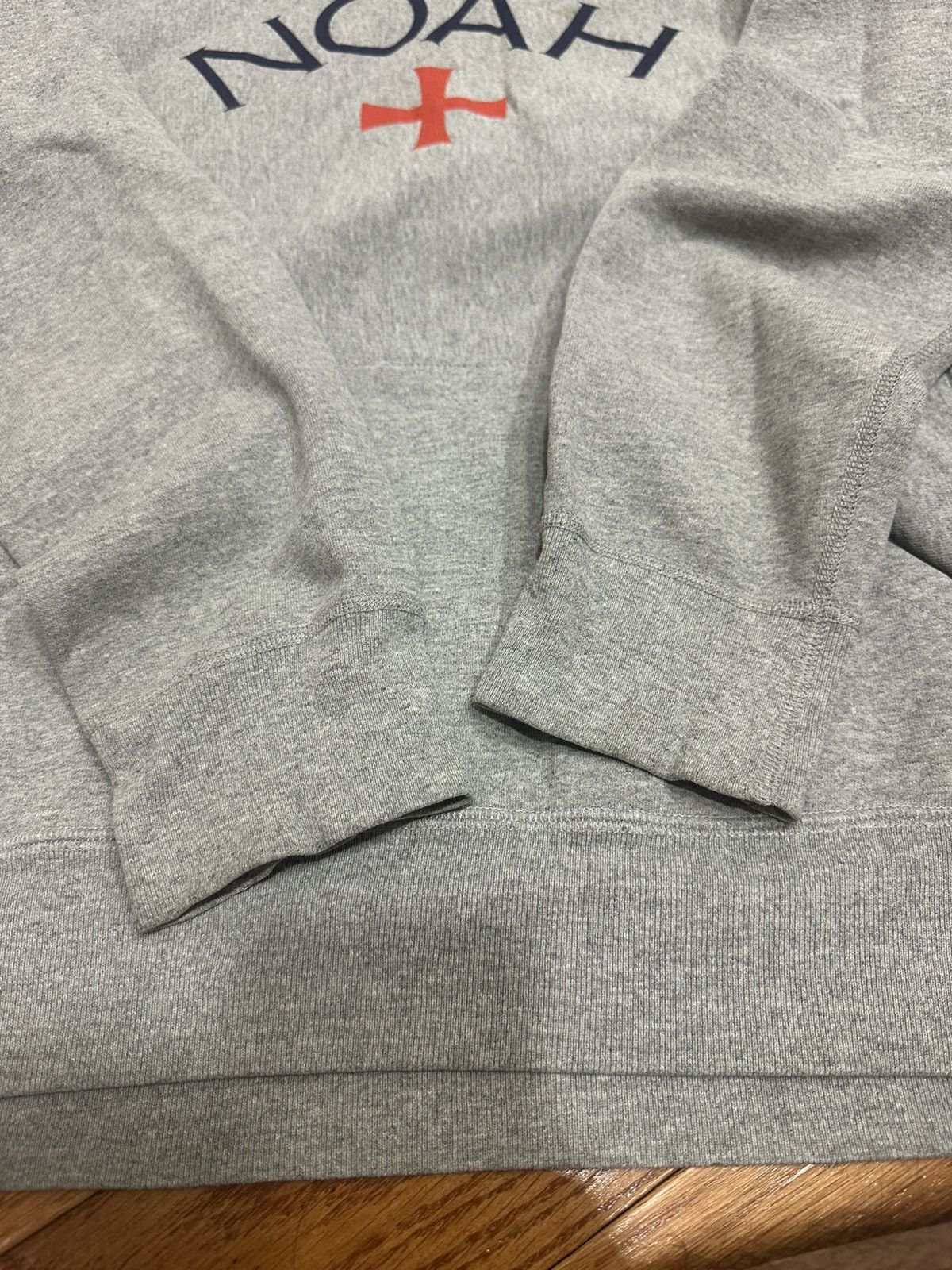 Noah NOAH Core Logo Hoodie Size Large (Heather Grey) Size US L / EU 52-54 / 3 - 6 Thumbnail