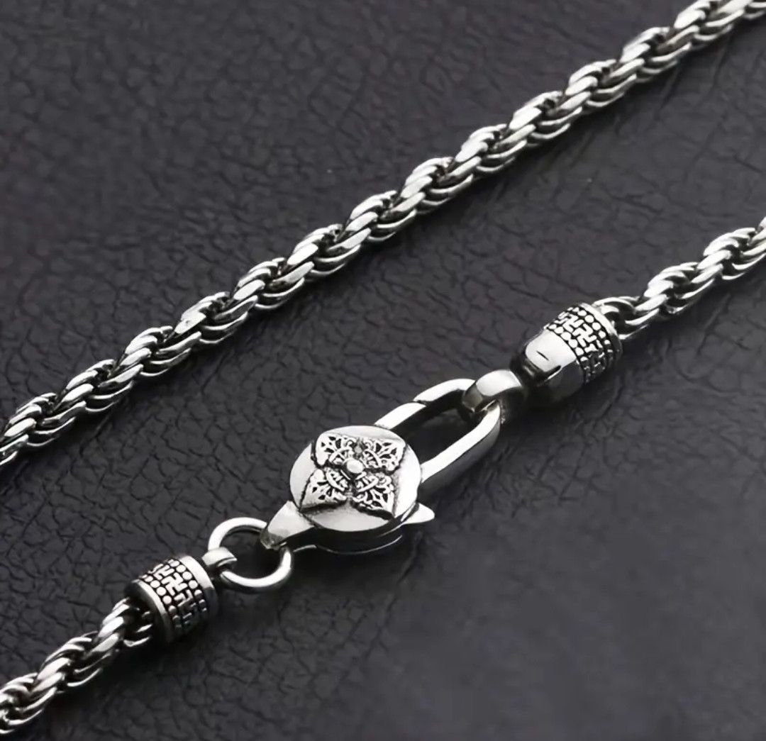 Jewelry Hemp Spiral Rope Chain Necklace Size ONE SIZE - 4 Thumbnail