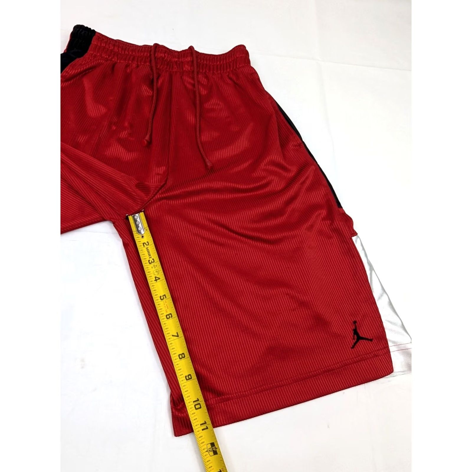Nike Nike Jordan DriFit Bred Red Dazzle Basketball Shorts Men S 11 Inseam Vtg 439552 Size US 29 - 4 Thumbnail