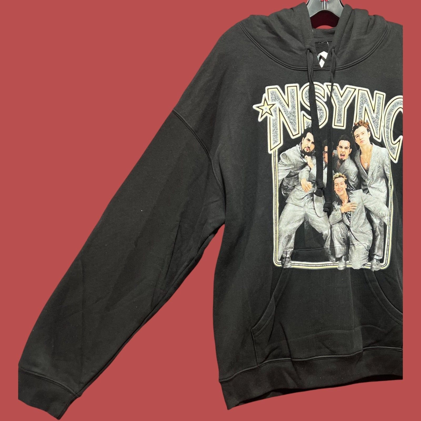 Other NSYNC - Unisex Long Sleeve Hooded Sweatshirt - Black - Extra Size US XL / EU 56 / 4 - 13 Thumbnail