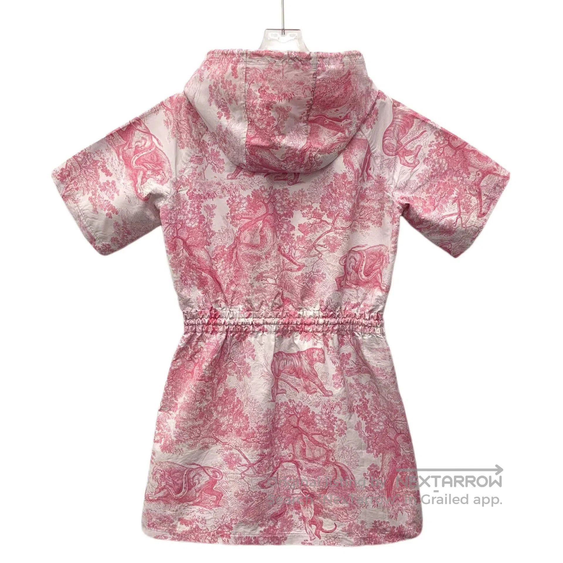 Dior pink animal print hooded dress. Size M / US 6-8 / IT 42-44 - 2 Thumbnail