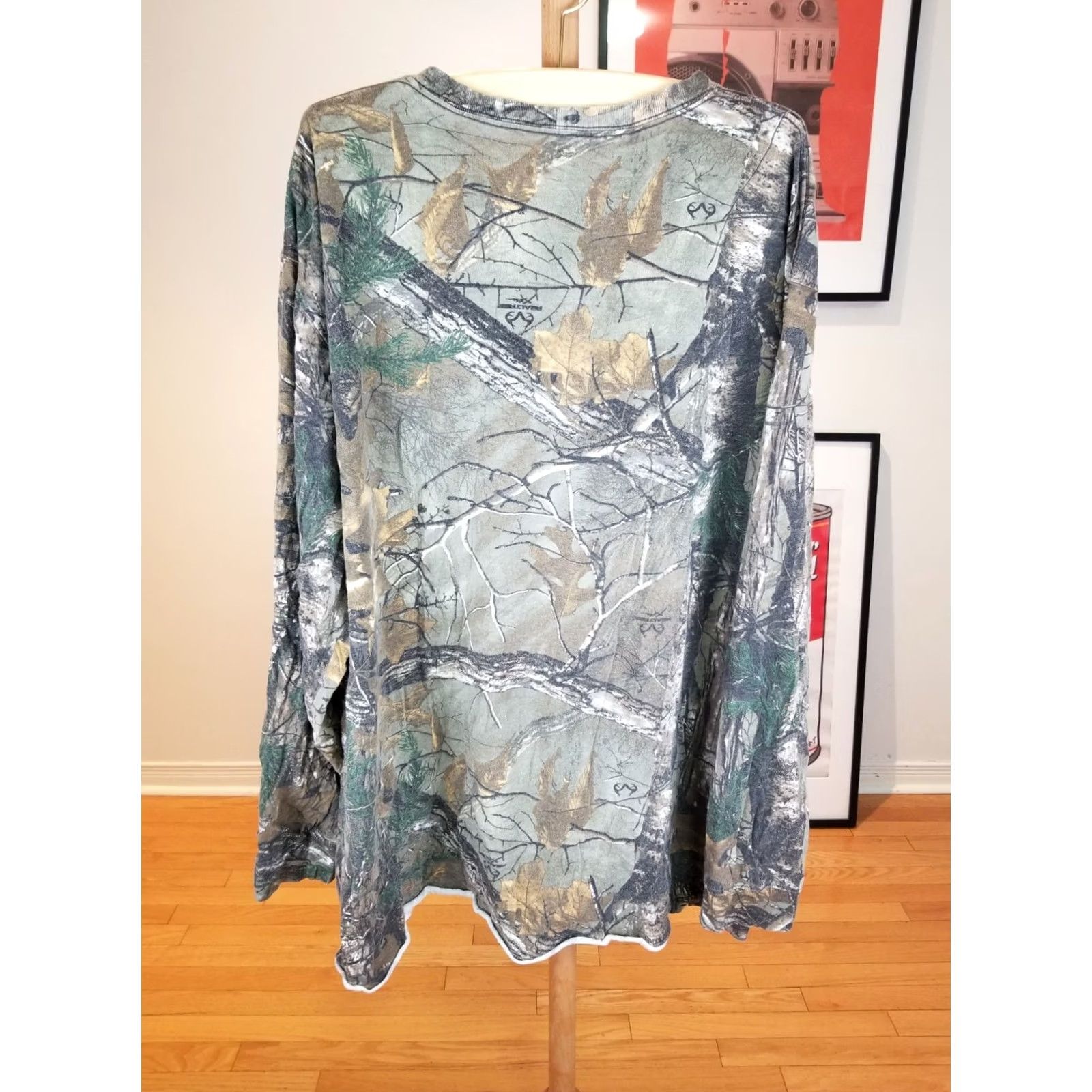 Carhartt VINTAGE Carhartt ONE POCKET LONG SLEEVE REAL TREE CAMOUFLAGE T-SHIRT SZ 3XL MEN Shirt XL? Size US XXL / EU 58 / 5 - 7 Thumbnail