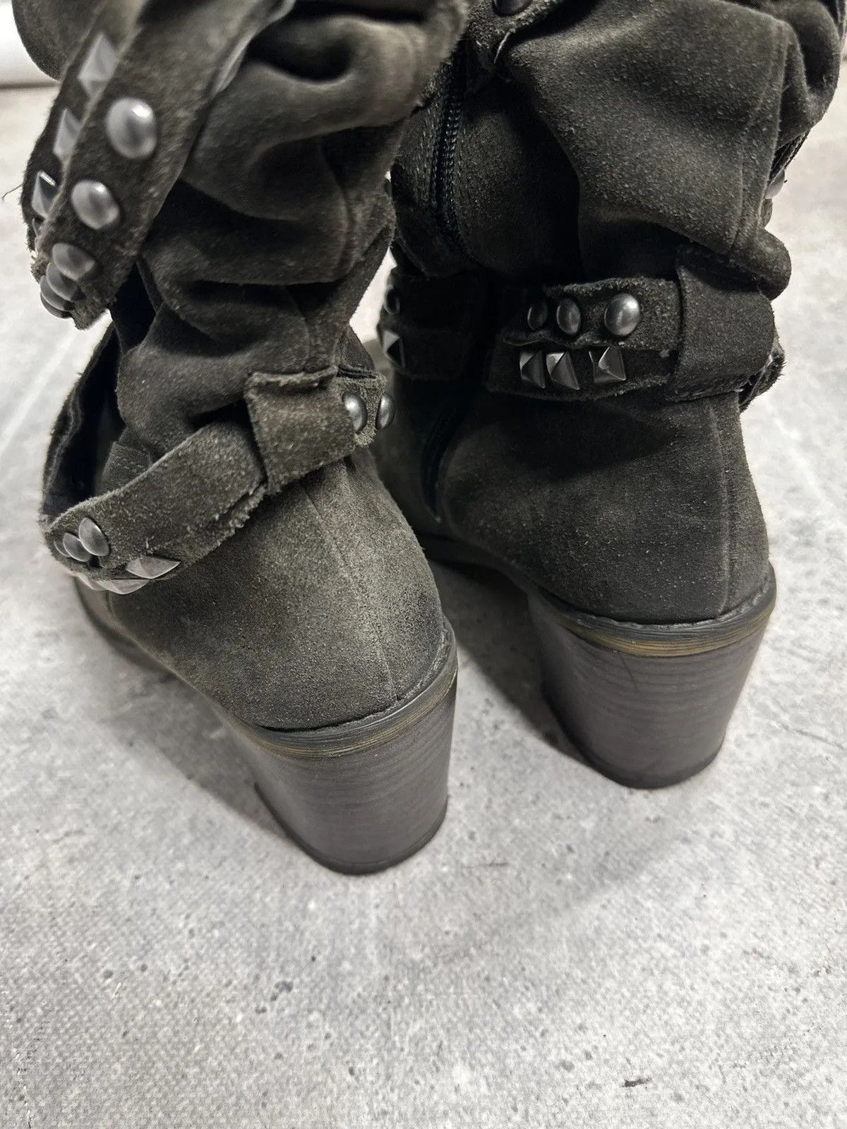 A.S.98 Real Leather Hight Heels Boots Avantgarde Y2K Size US 9 / IT 39 - 14 Thumbnail