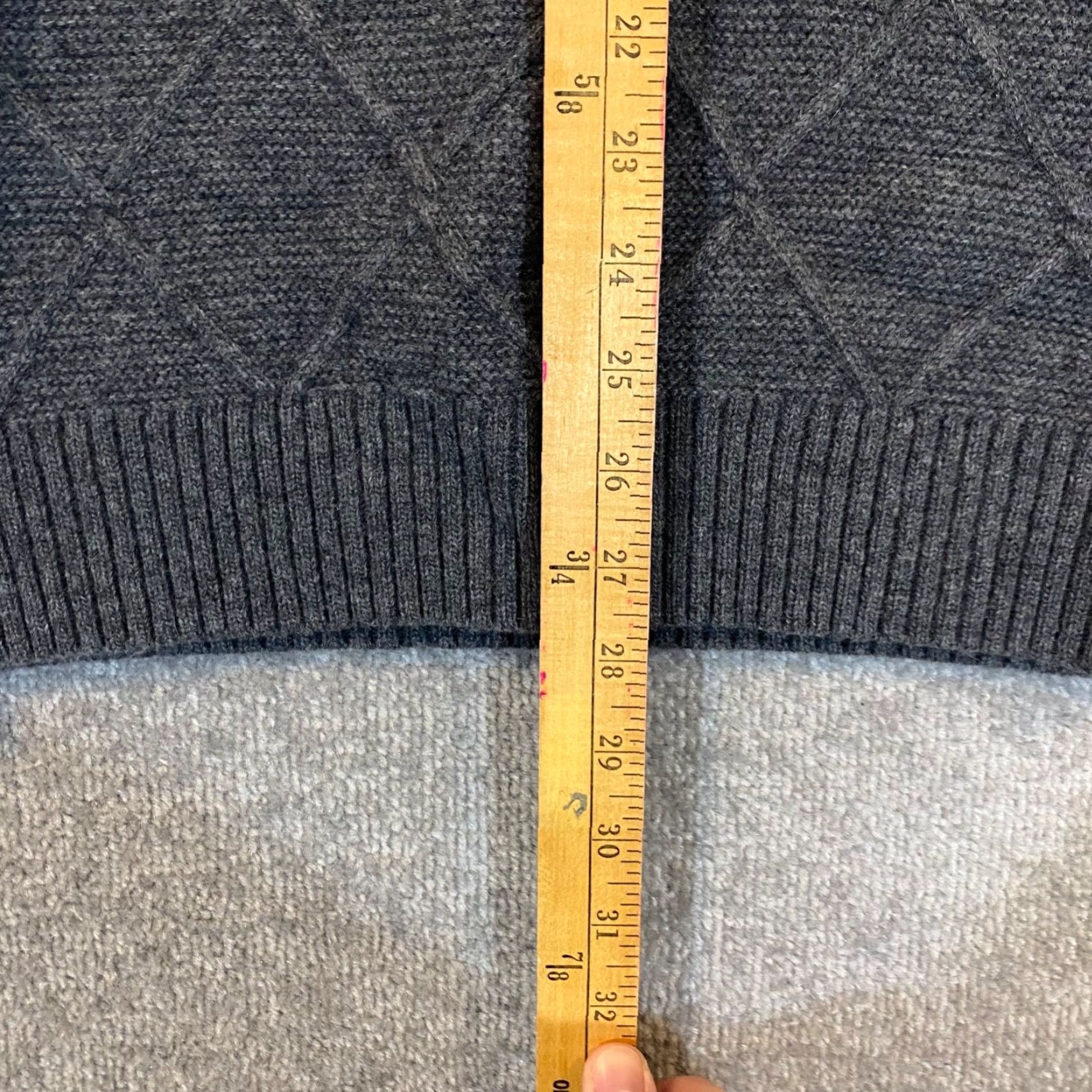 Brooks Brothers Brooks Brothers Sweater Mens Medium Gray Italian Yarn Argyle 1/4 Zip NEW Size US M / EU 48-50 / 2 - 5 Thumbnail