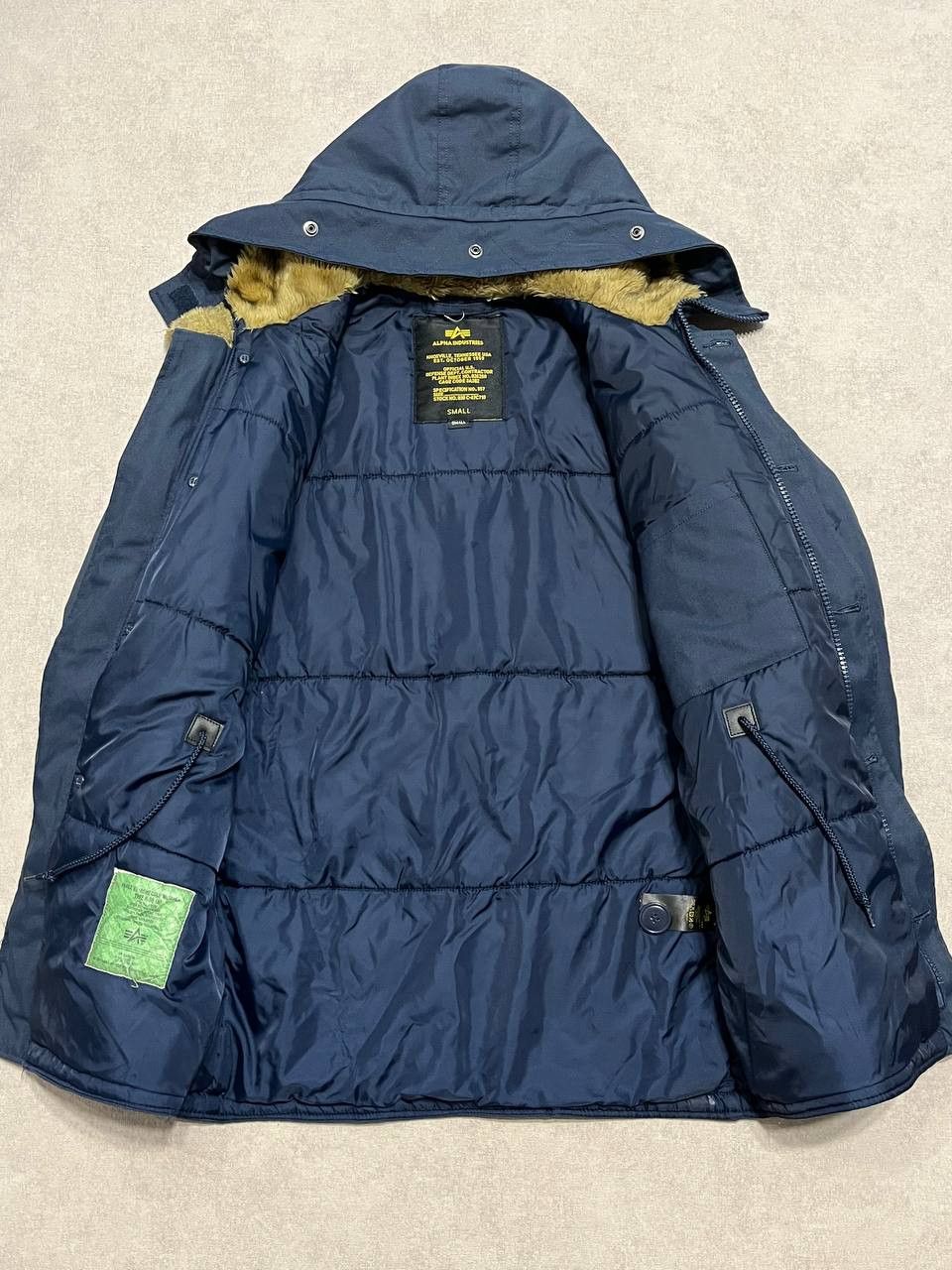 Alpha Industries Alpha Industries N3-B Men`s Blue Parka Jacket Size S Size US S / EU 44-46 / 1 - 14 Thumbnail