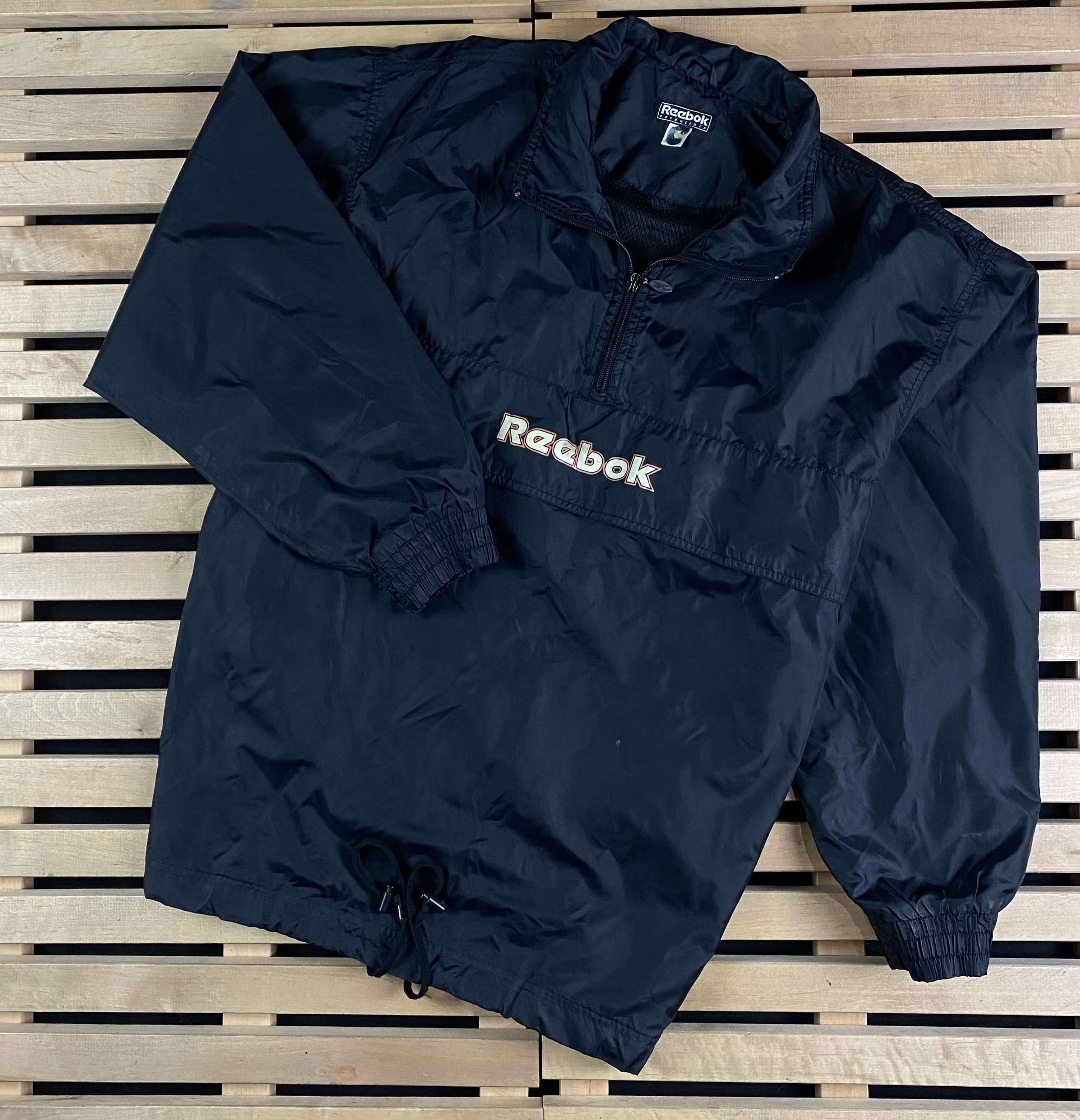 Reebok × Vintage Men’s Anorak Jacket Reebok Vintage Big Logo Size L-XL Size US XL / EU 56 / 4 - 1 Thumbnail
