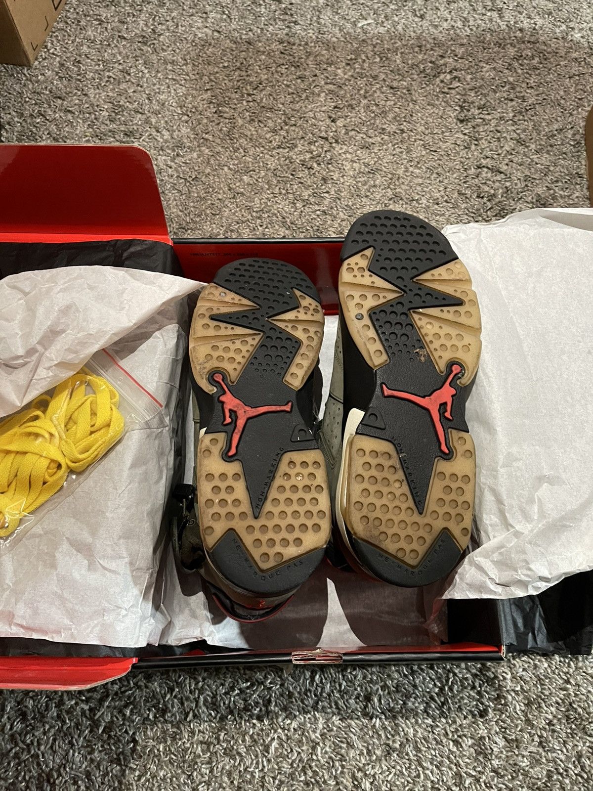 Jordan Brand Travis Scott Cactus Jack Jordan 6s Size US 7 / EU 40 - 3 Thumbnail