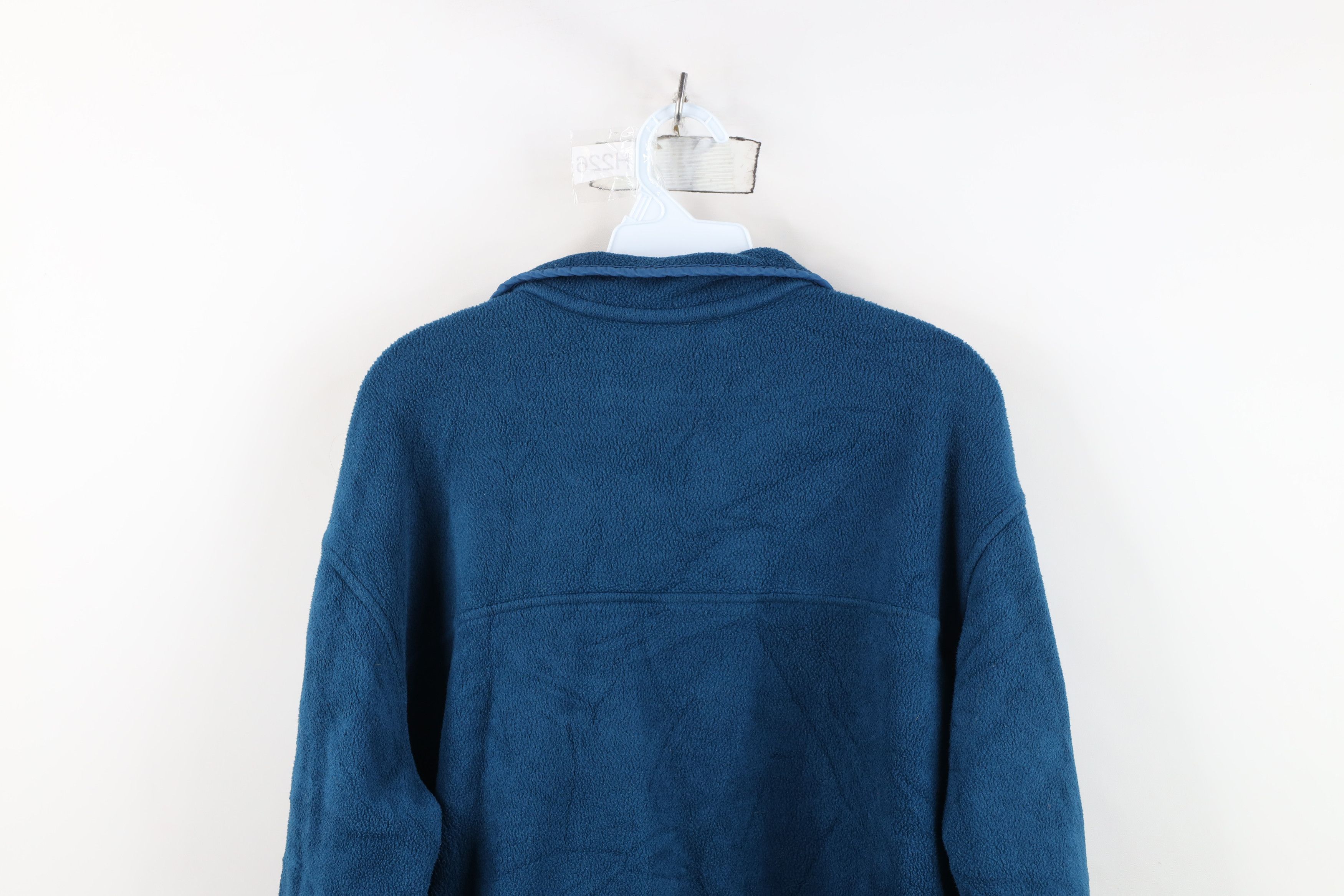 L.L. Bean Vintage 90s LL Bean Script Snap Button Fleece Sweater USA Size L / US 10 / IT 46 - 14 Thumbnail