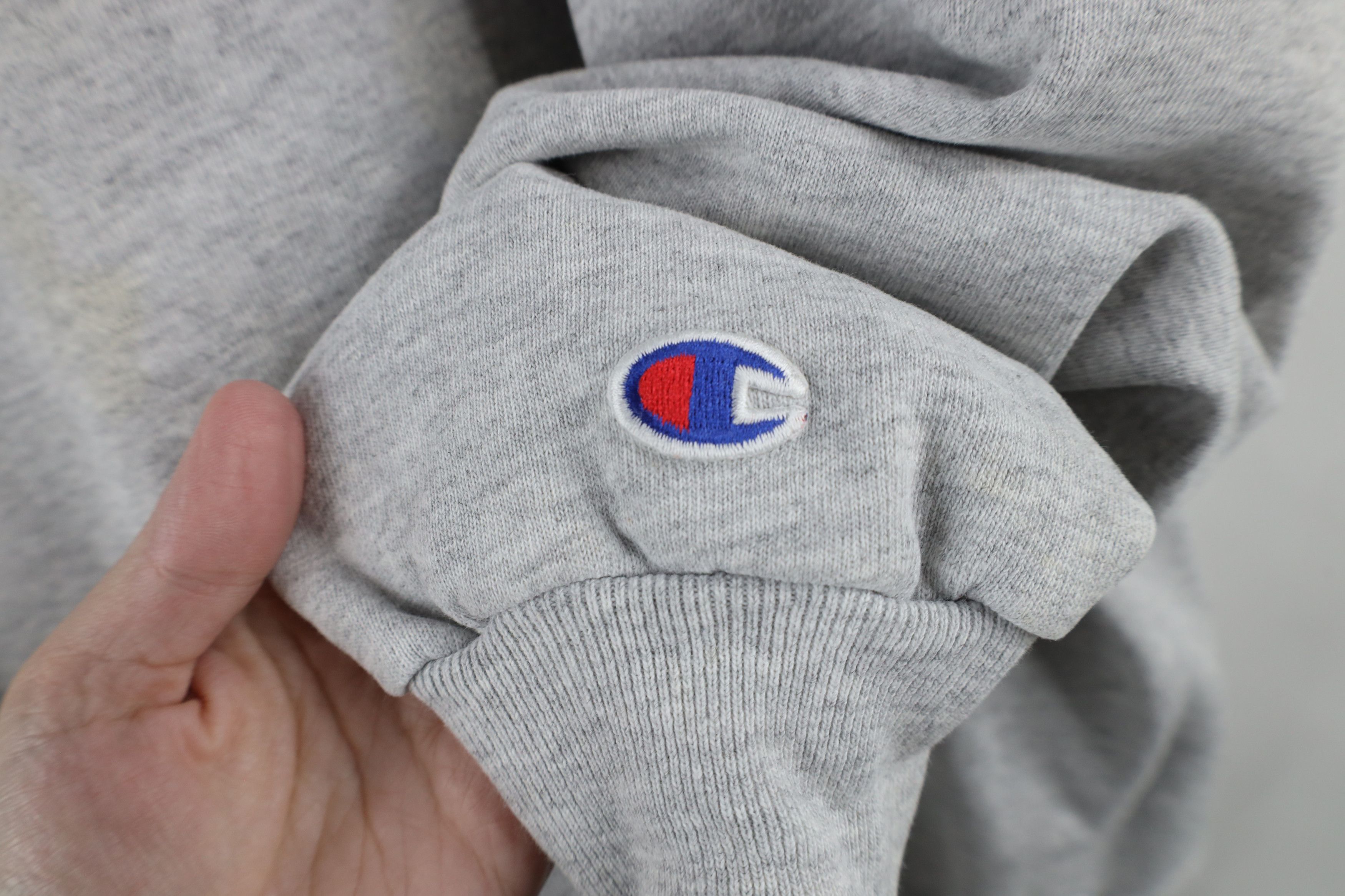Champion × Vintage Vintage 90s Champion Wittenberg University Sweatshirt Gray Size US L / EU 52-54 / 3 - 4 Thumbnail