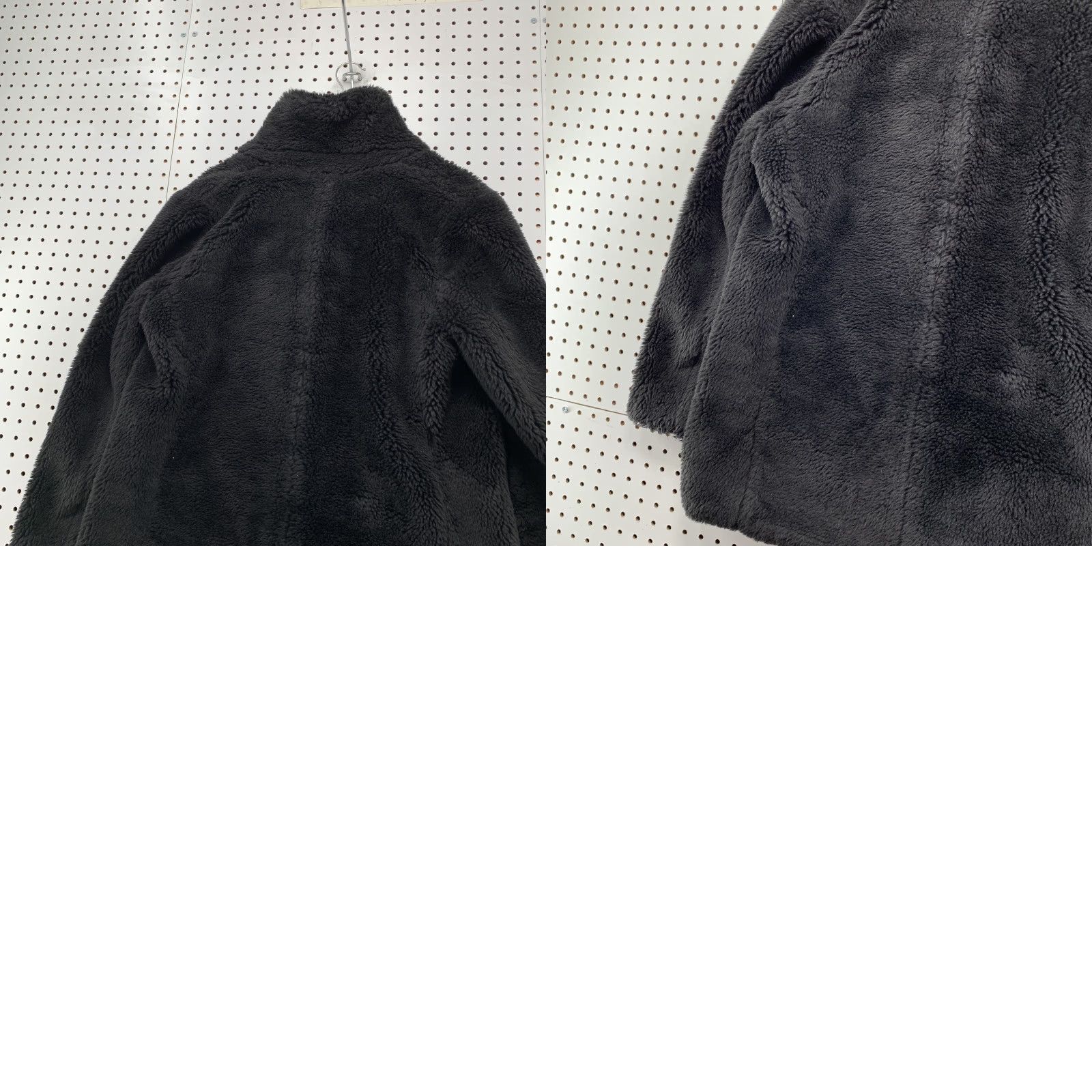 J.Crew VINTAGE JCrew Black Sherpa Teddy Coat Womens Medium Deep Pile Sherpa Casual Lined Size M / US 6-8 / IT 42-44 - 9 Thumbnail