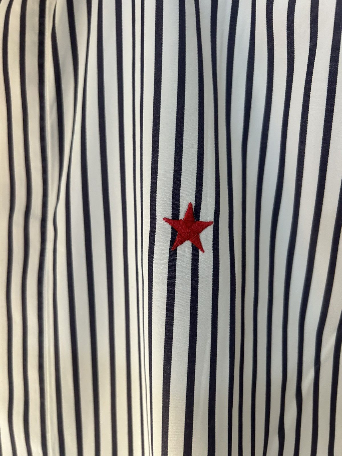 Givenchy Givenchy Striped Shirt with Star Detail Size US L / EU 52-54 / 3 - 5 Thumbnail