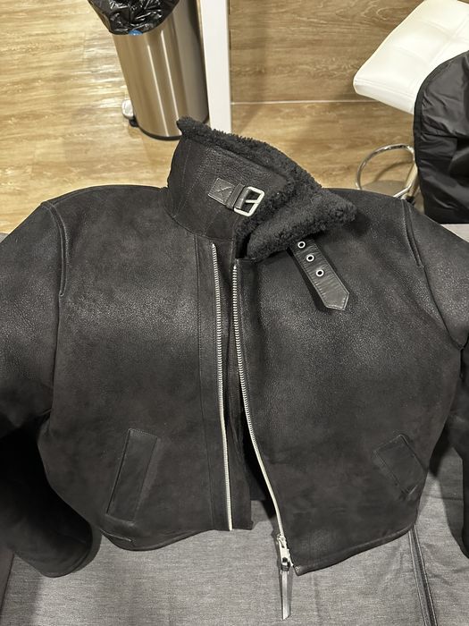 Allsaints dekley shearling jacket sale