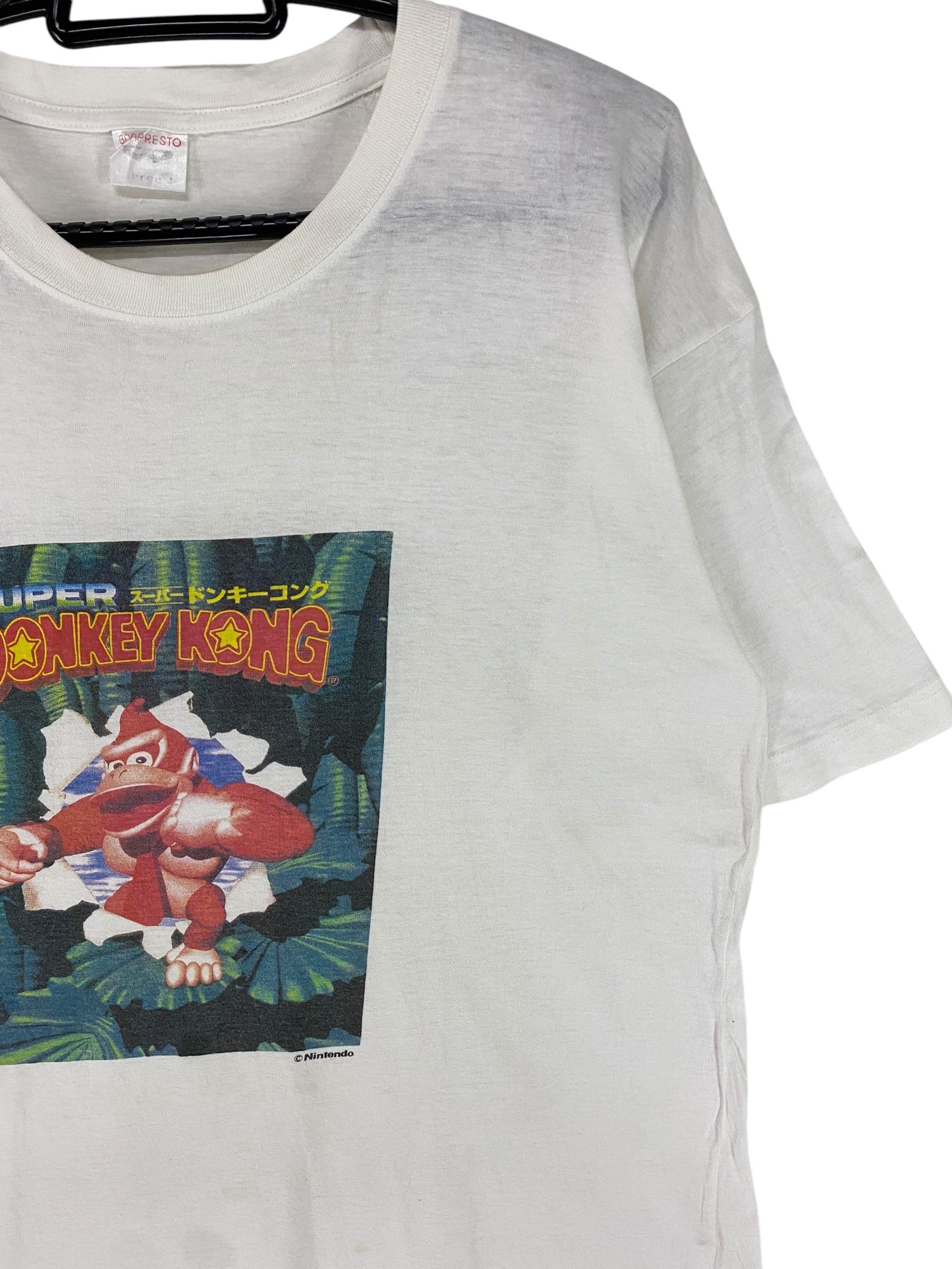 Nintendo × Playstation × Vintage 90s Super Donkey Kong video game promo tshirt Size US L / EU 52-54 / 3 - 3 Thumbnail