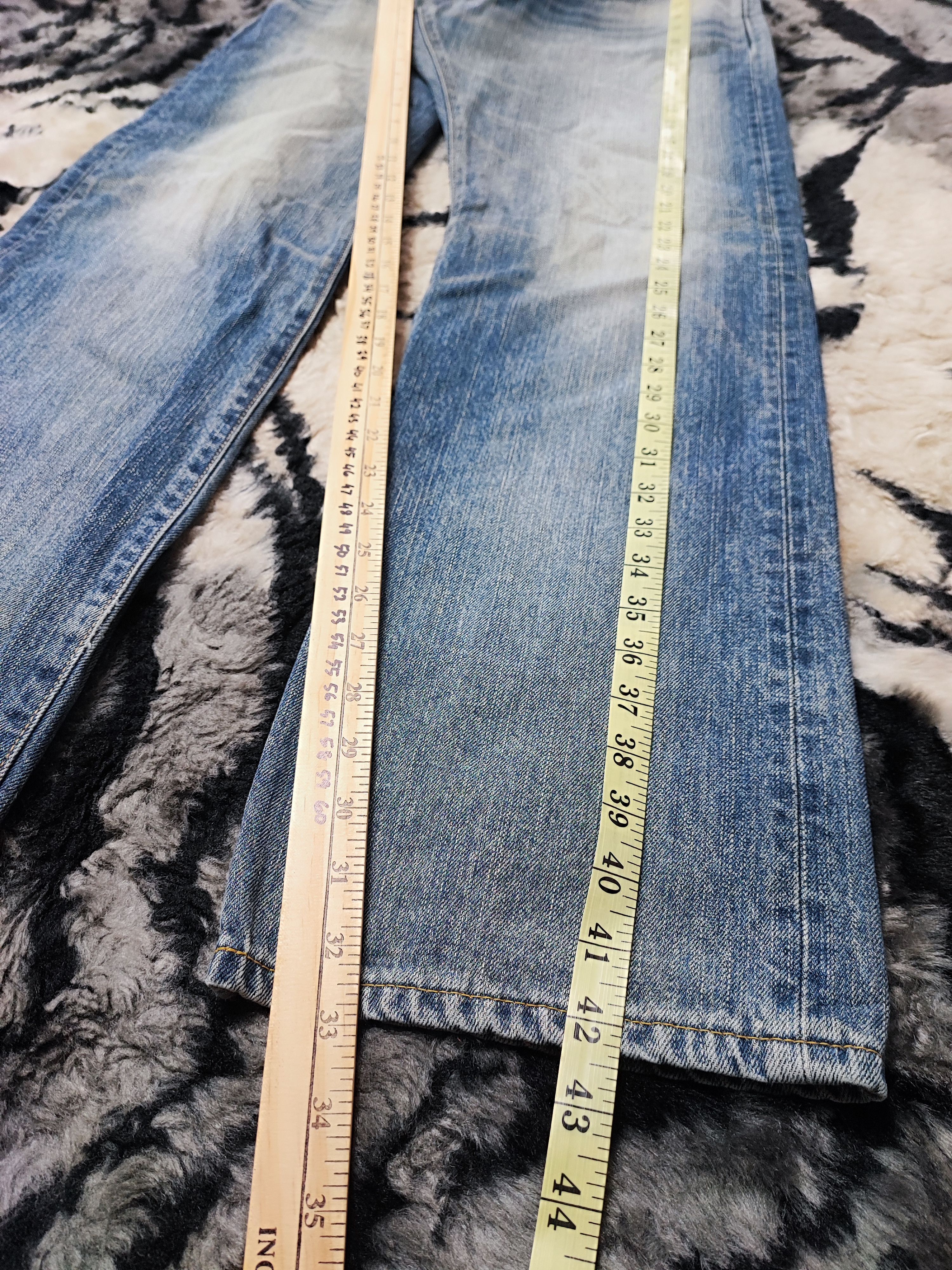 Edwin Vintage 90s Edwin Xv Faded Wash Whiskers Distressed Relaxed Size US 34 / EU 50 - 17 Thumbnail