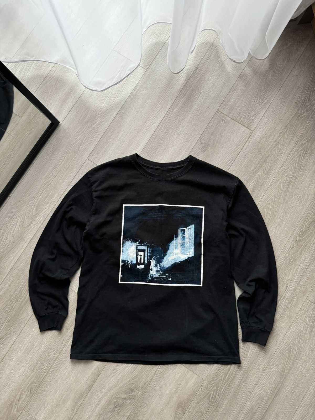 Band Tees × Comfort Colors Knocked Loose A Different Shade Of Blue Long Sleeve Shirt Size US L / EU 52-54 / 3 - 1 Thumbnail